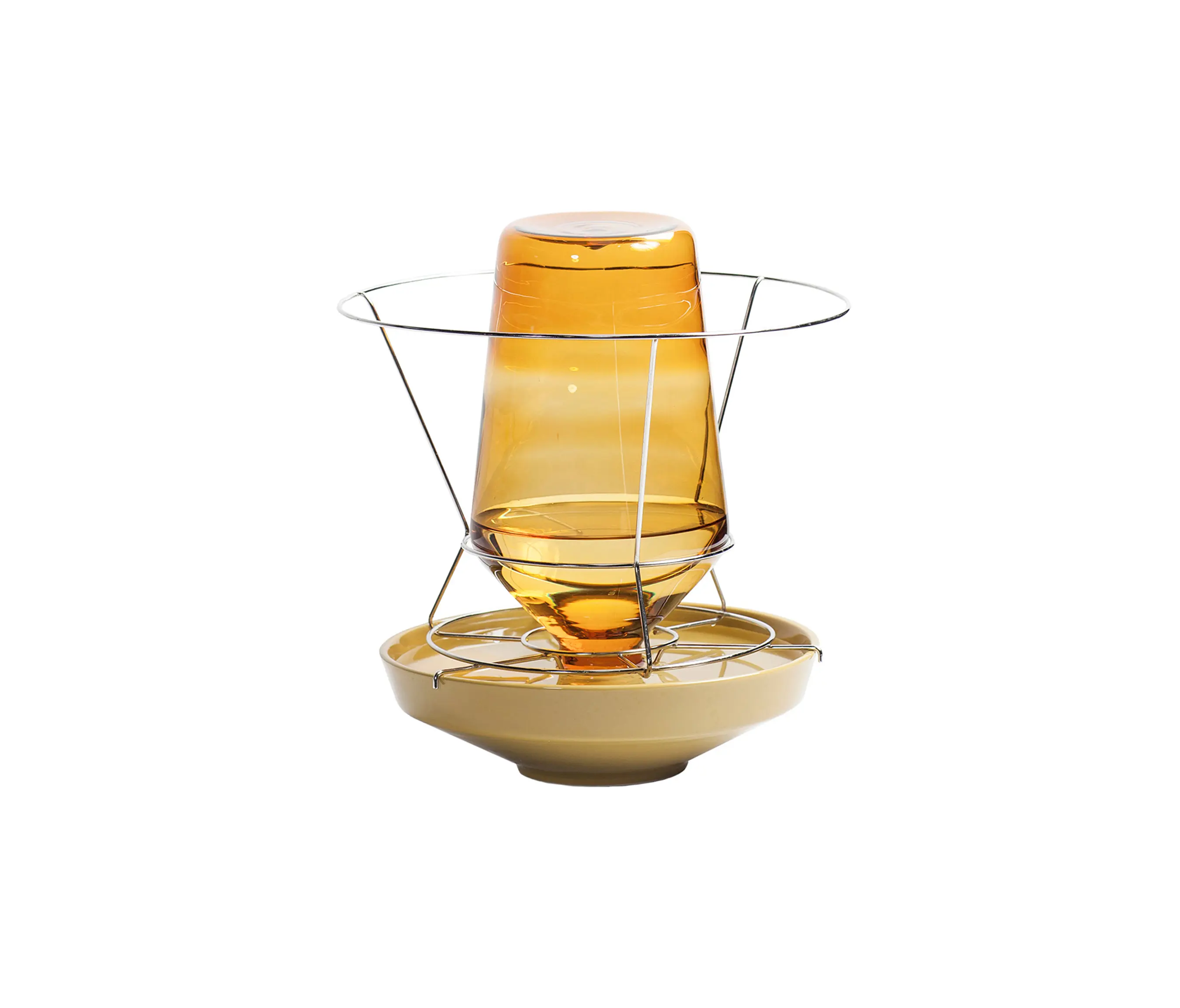 valerie_objects - hidden vase | small amber