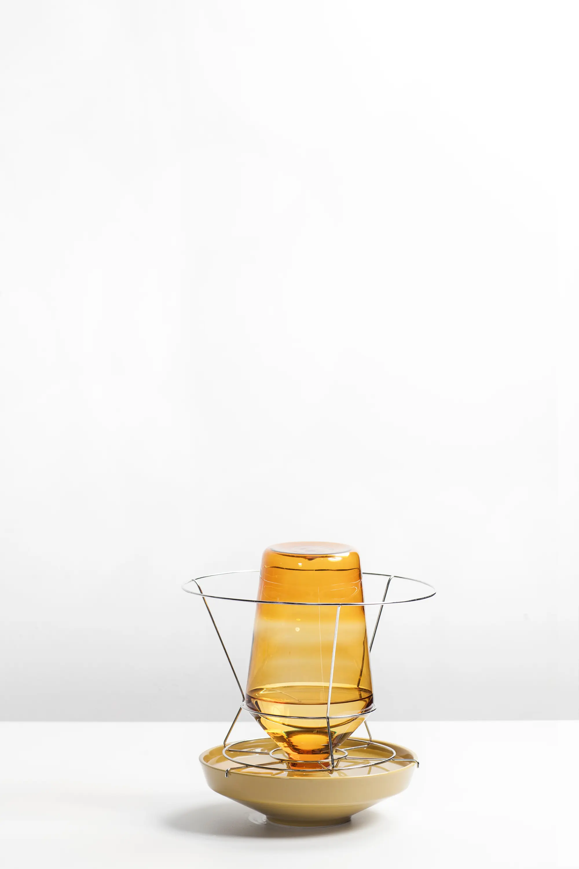 valerie_objects - hidden vase | small amber