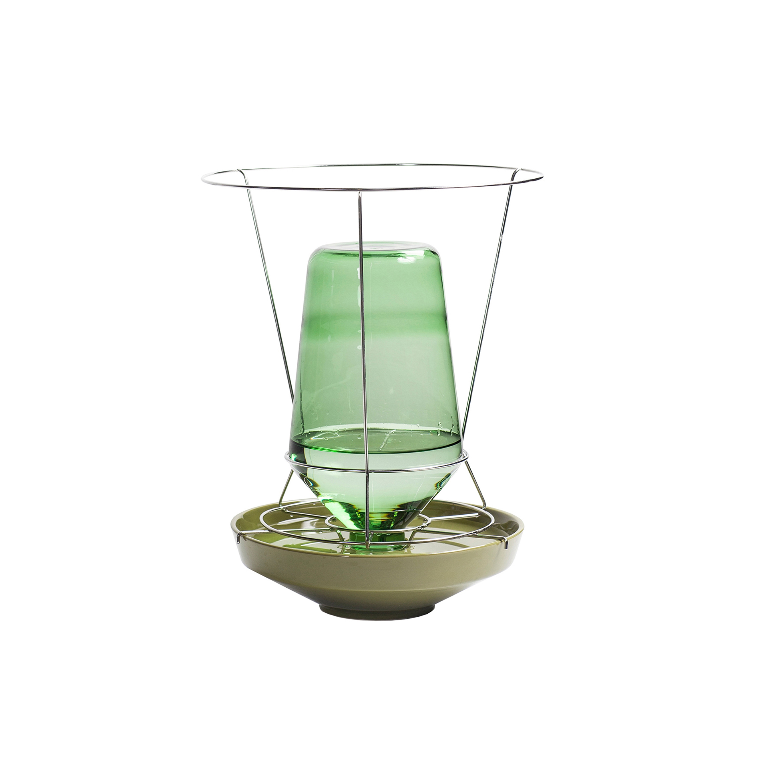 hidden vase | large  green