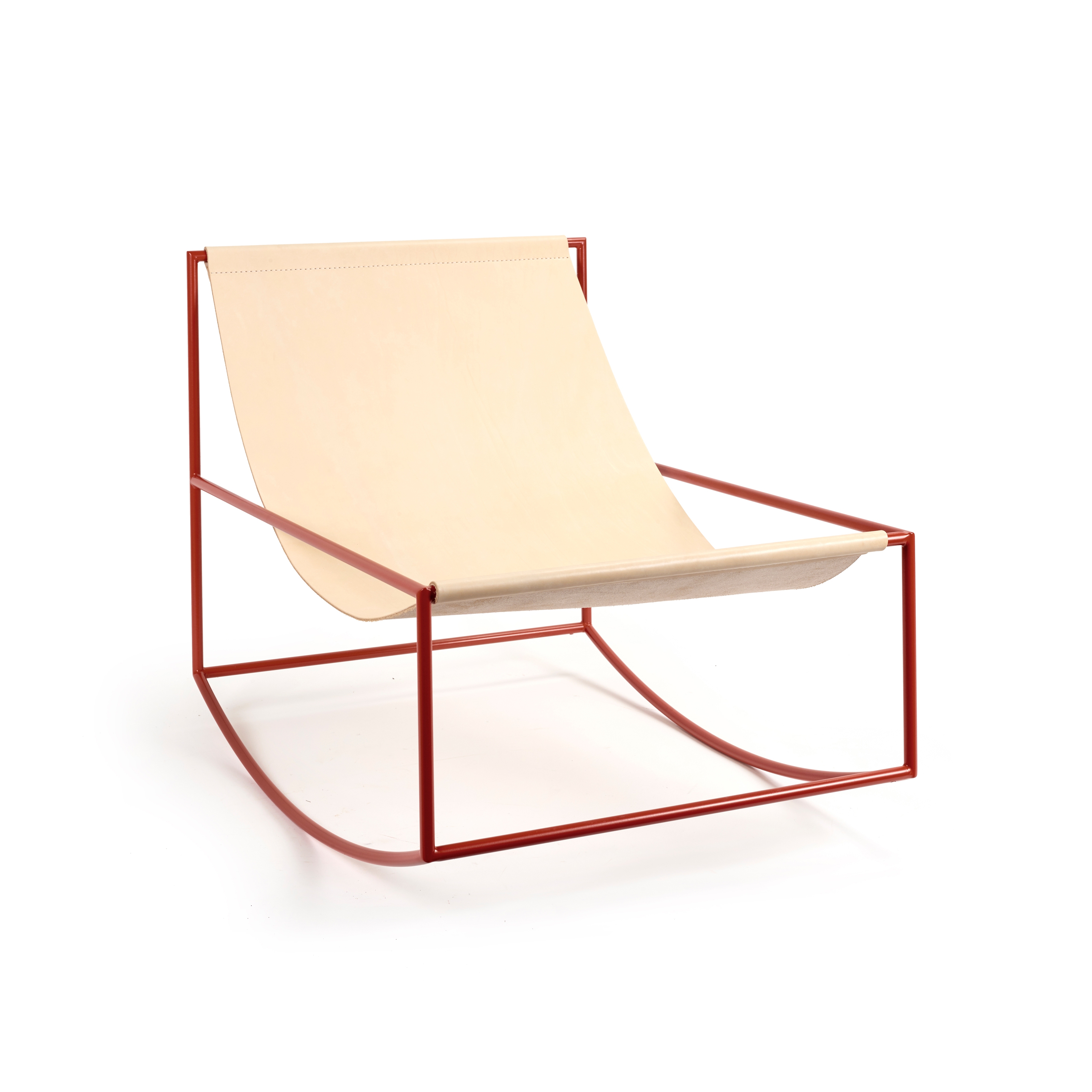 Mostra il prodotto rocking chair | red_leather del produttore valerie_objects