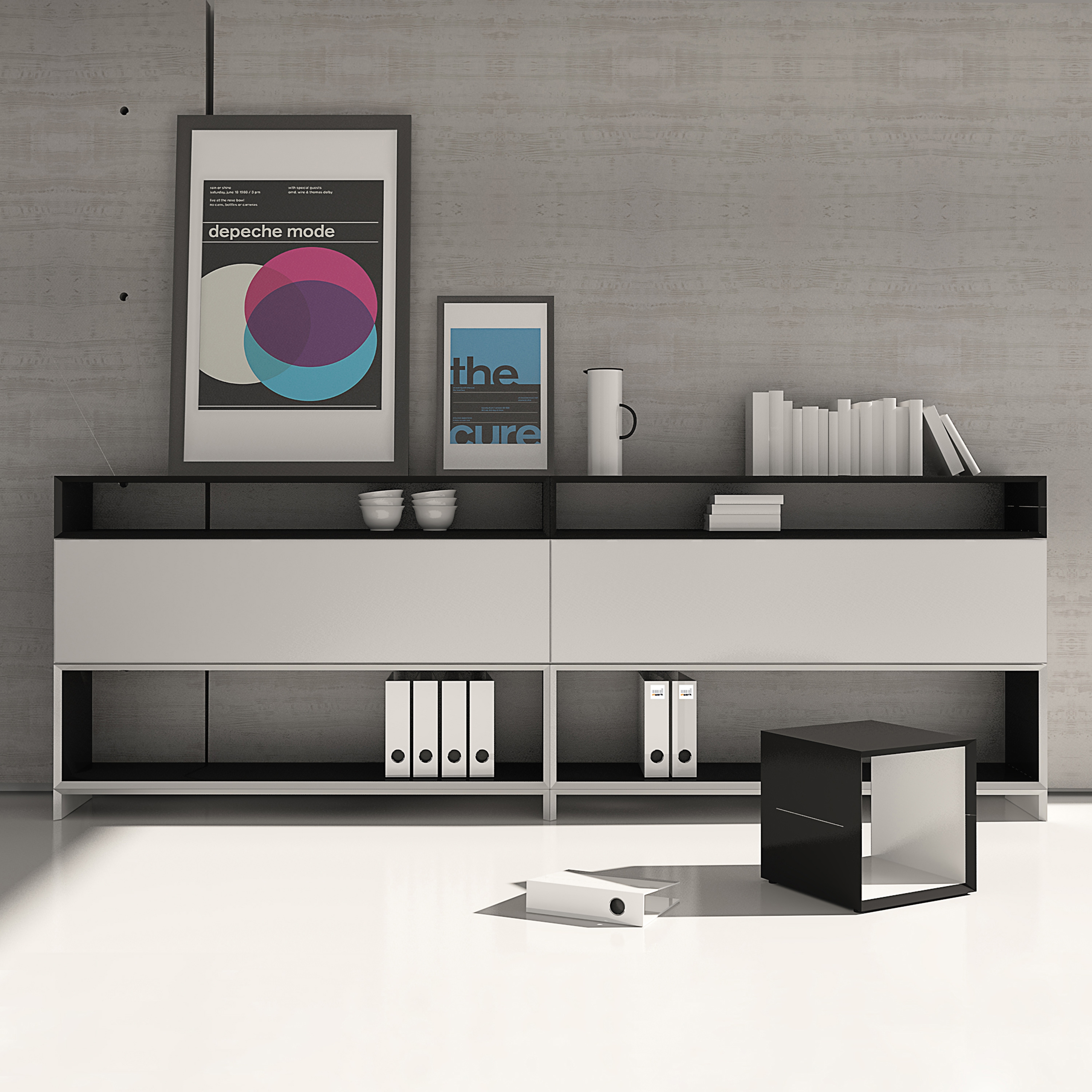 Afficher le produit Masterbox® Design Sideboard 2,5 FH du fabricant Inwerk