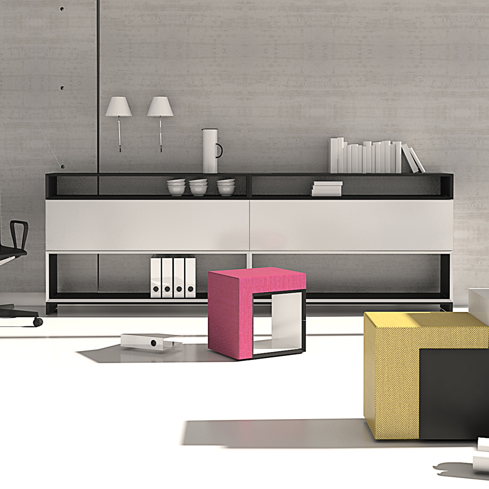 Afficher le produit Masterbox® Design Sideboard 2,5 FH du fabricant Inwerk