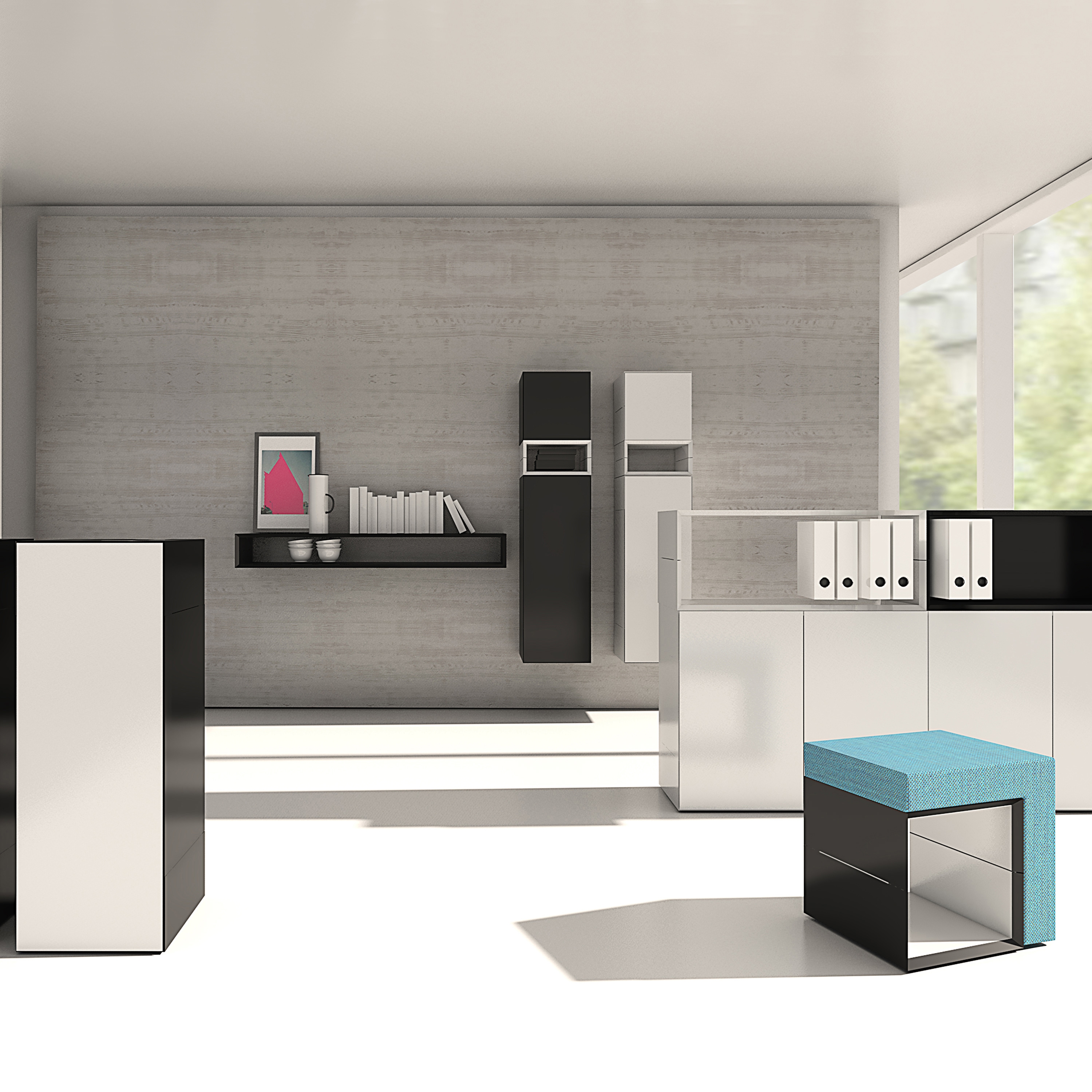 Afficher le produit Masterbox® Design Highboard 3 FH du fabricant Inwerk