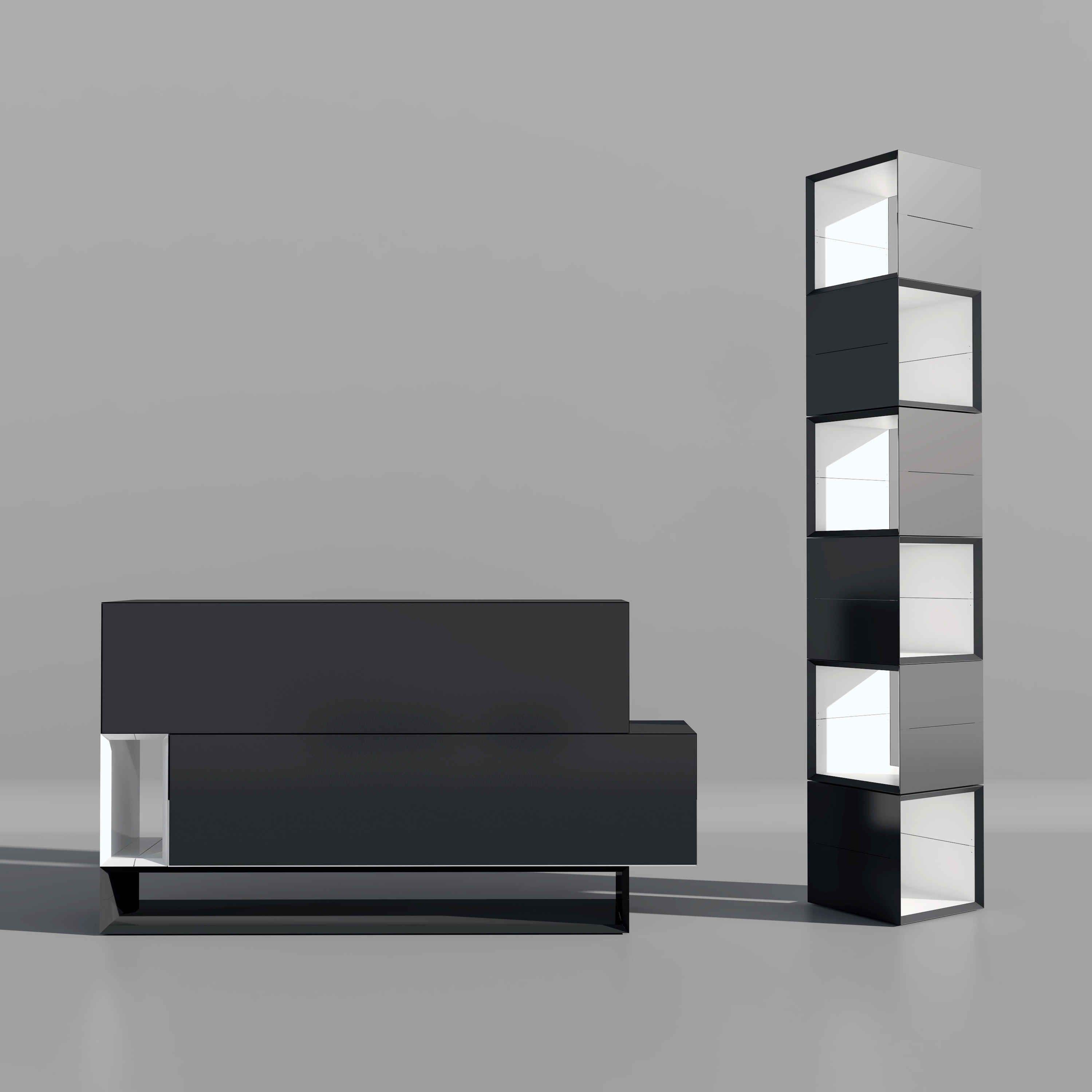Afficher le produit Masterbox® Design Sideboard with flap 2.5 FH du fabricant Inwerk