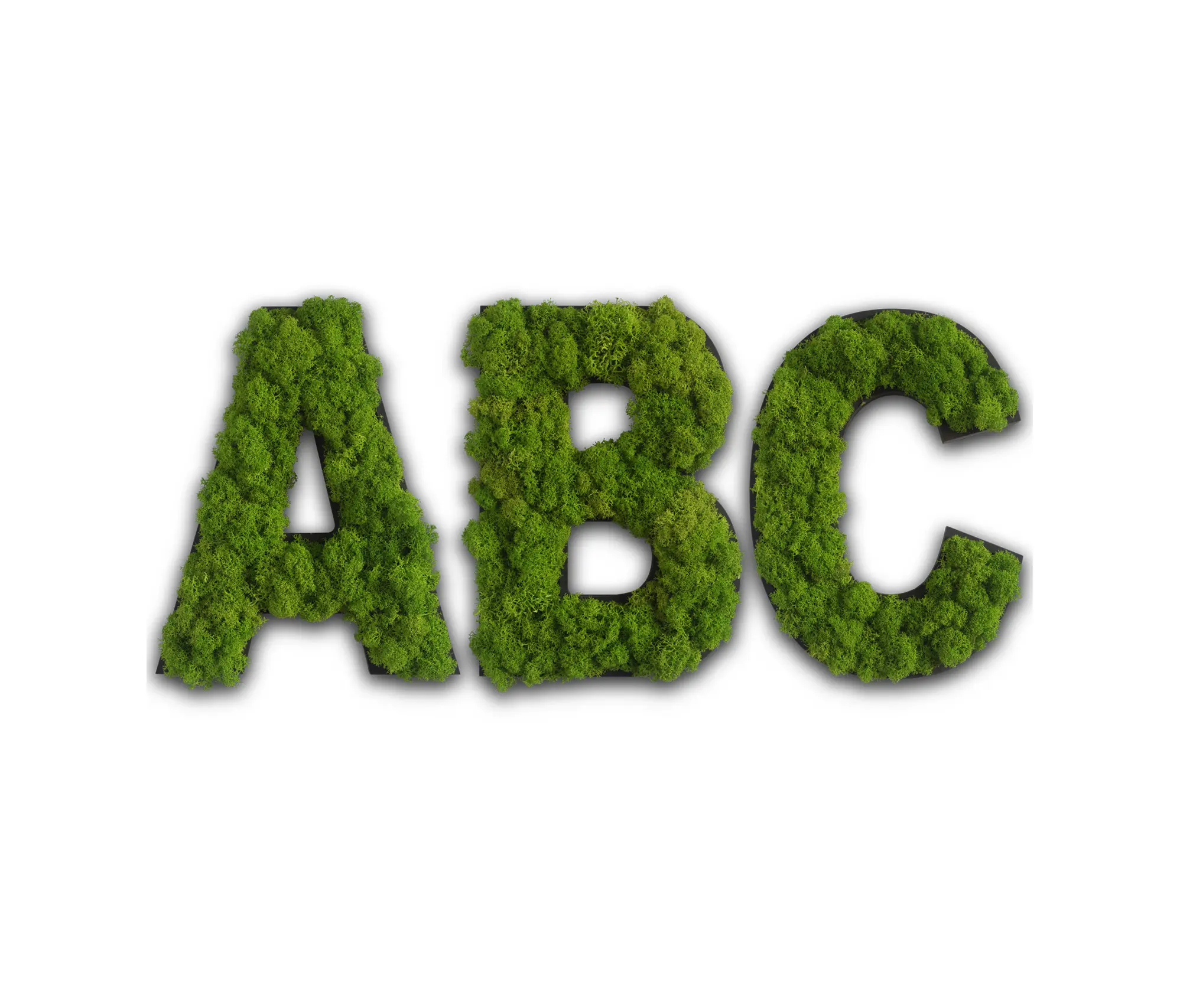 styleGREEN - pictogram | letter with moss