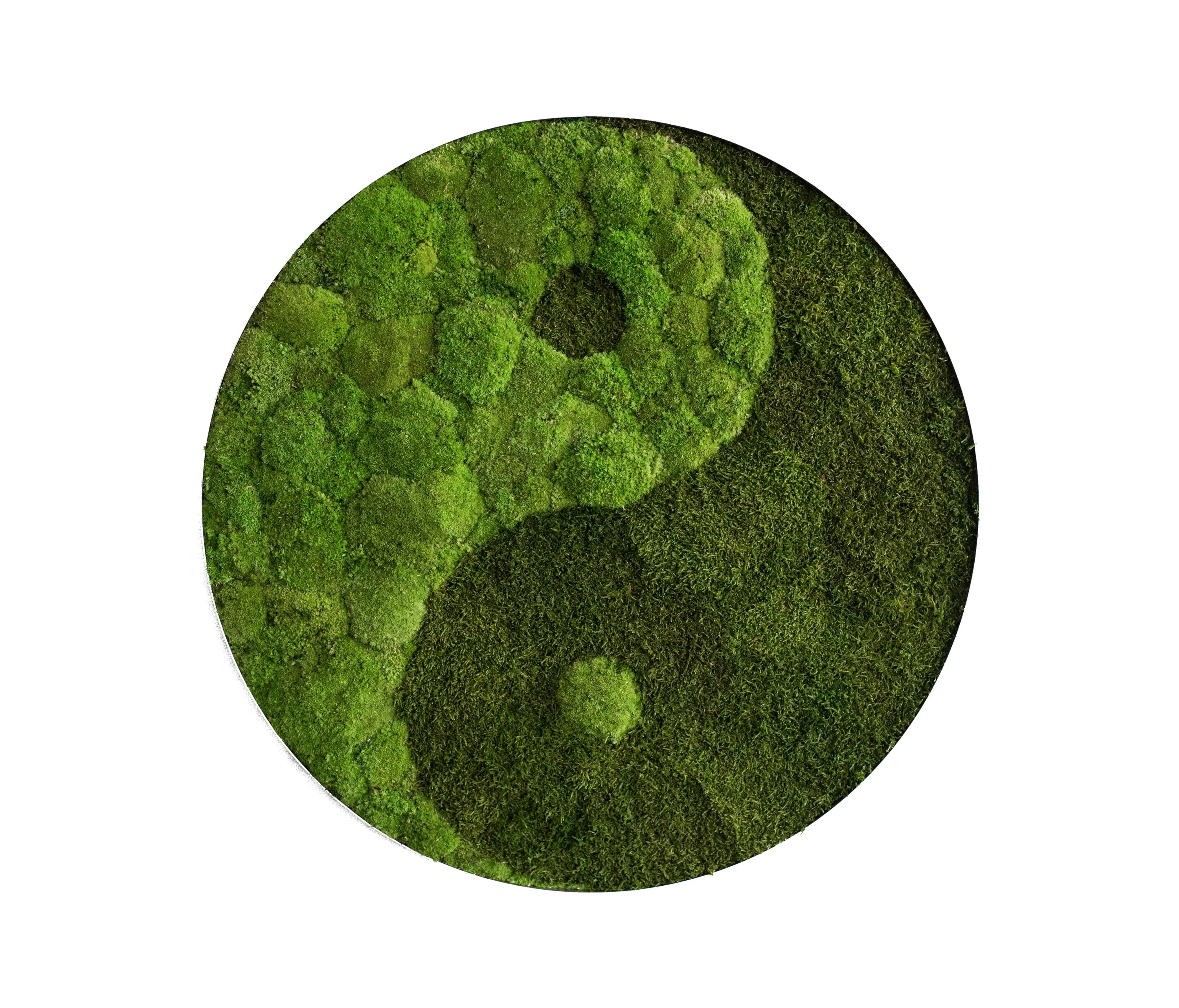 styleGREEN - Circle | Pole moss yin and yang 80cm