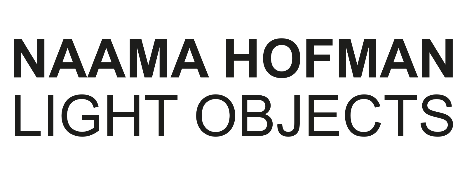 Logo for manufacturer Naama Hofman Light Objects