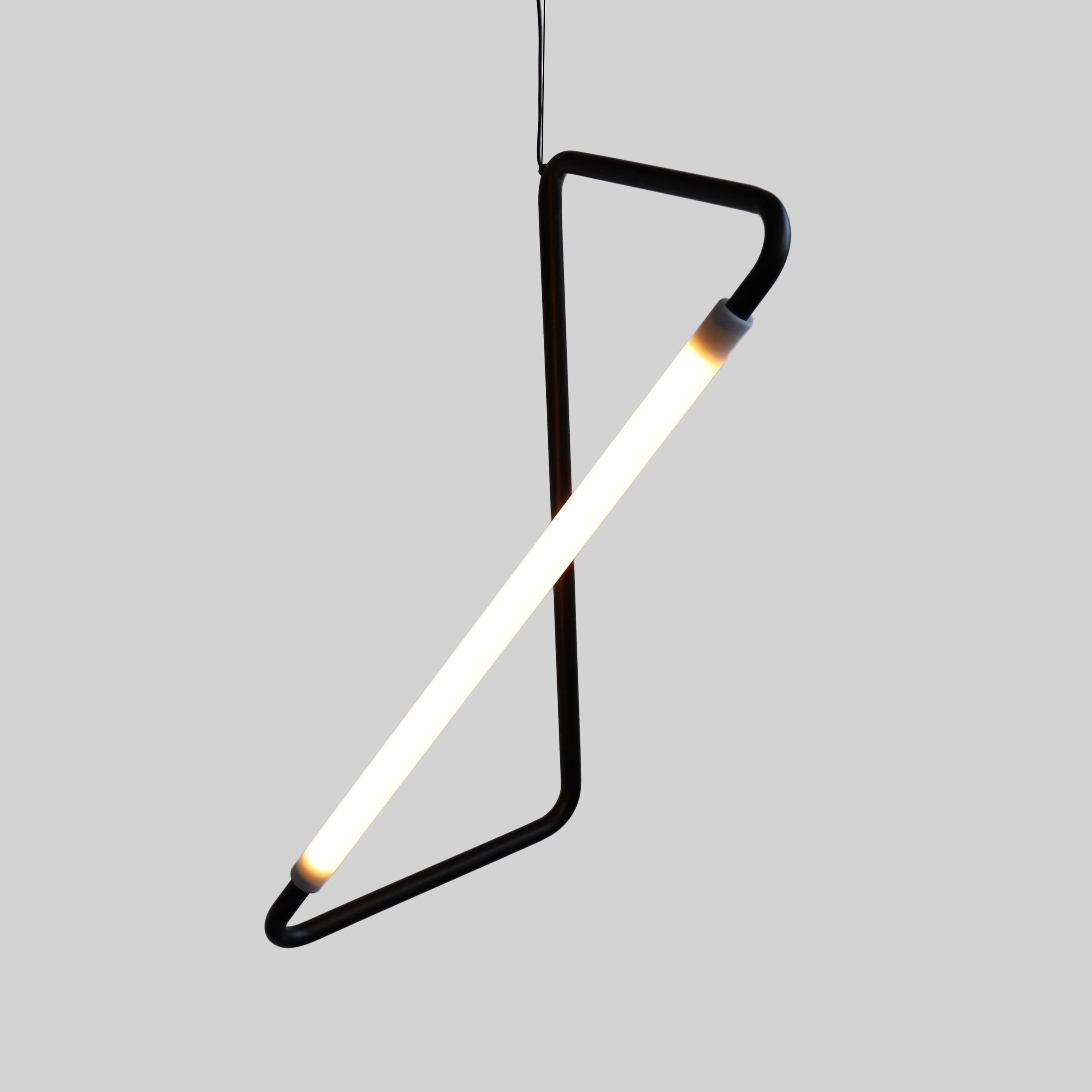 Light Object 001 - LED light, black finish