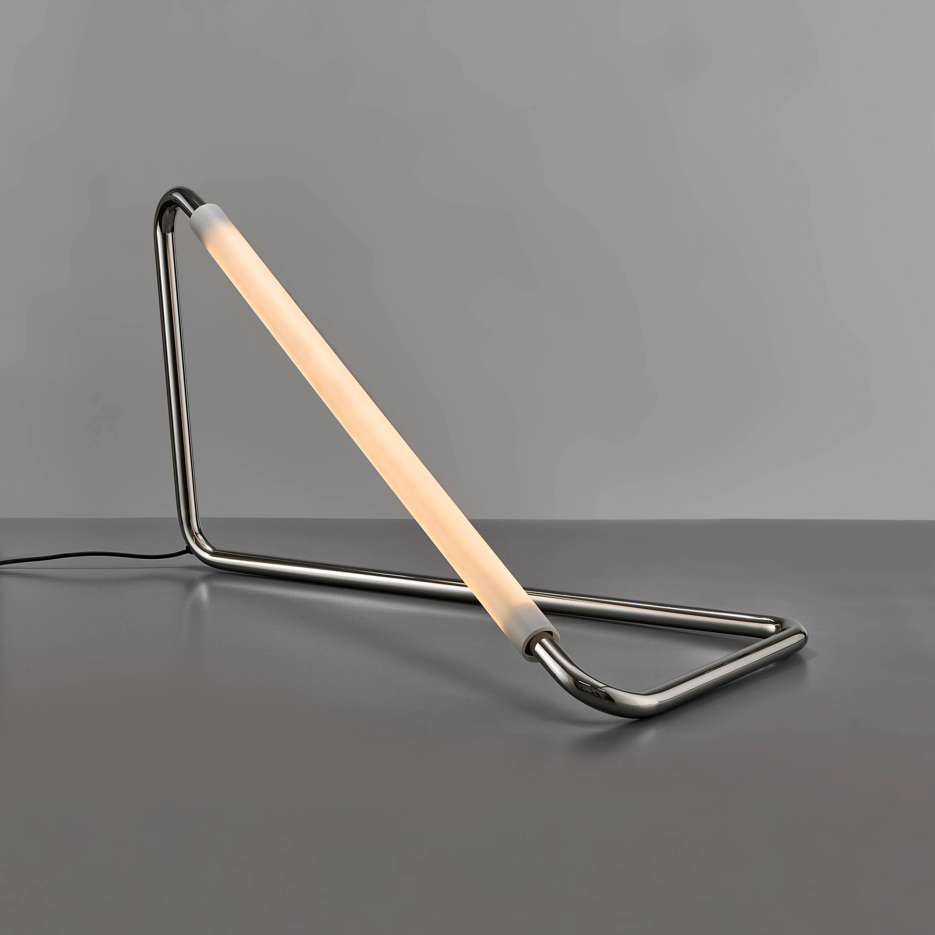 Light Object 001 - LED light, stainless steel finish