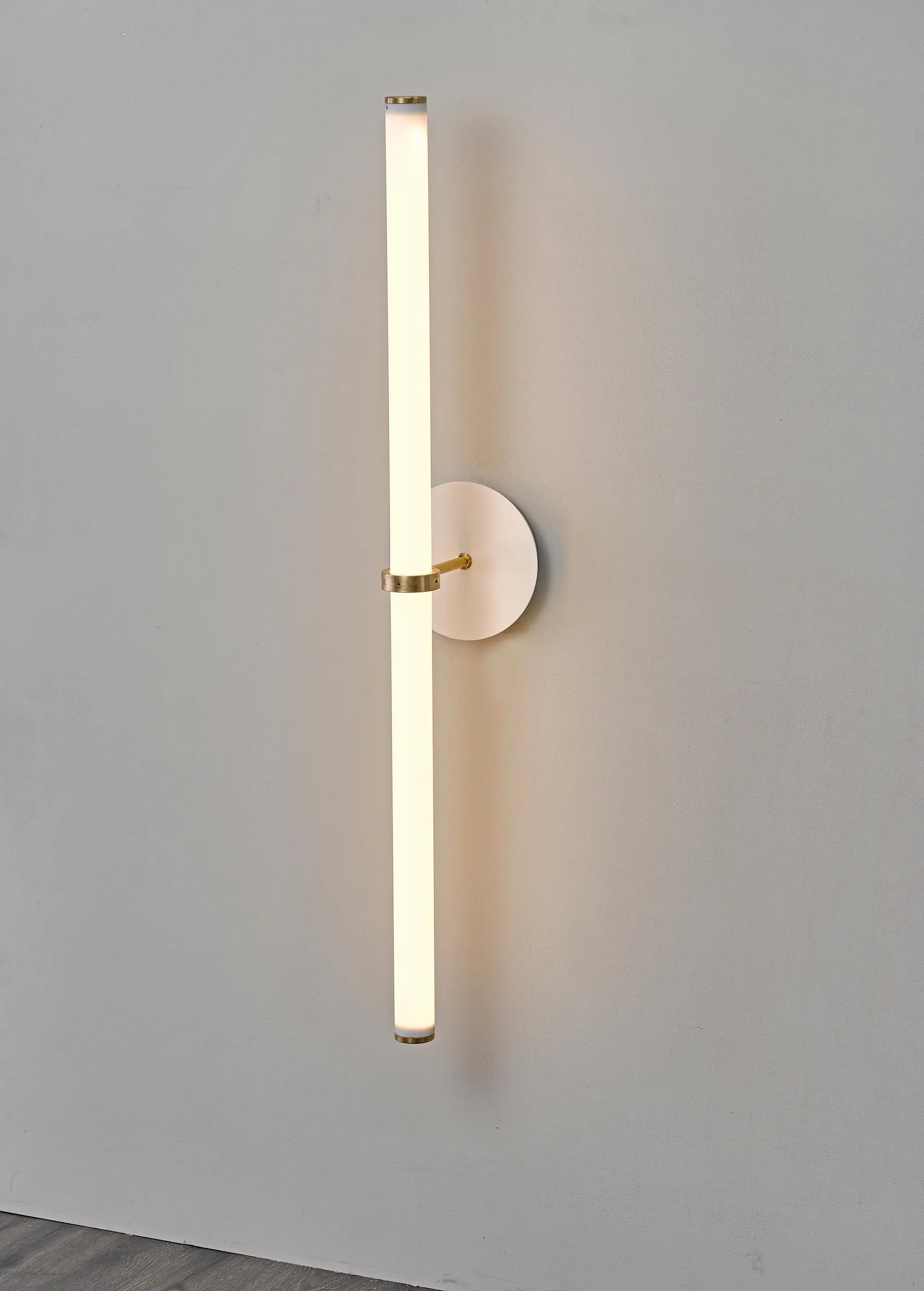 LIGHT OBJECT 014 - LED LIGHT, WALL, NATURAL BRASS FINISH - Wall lights ...