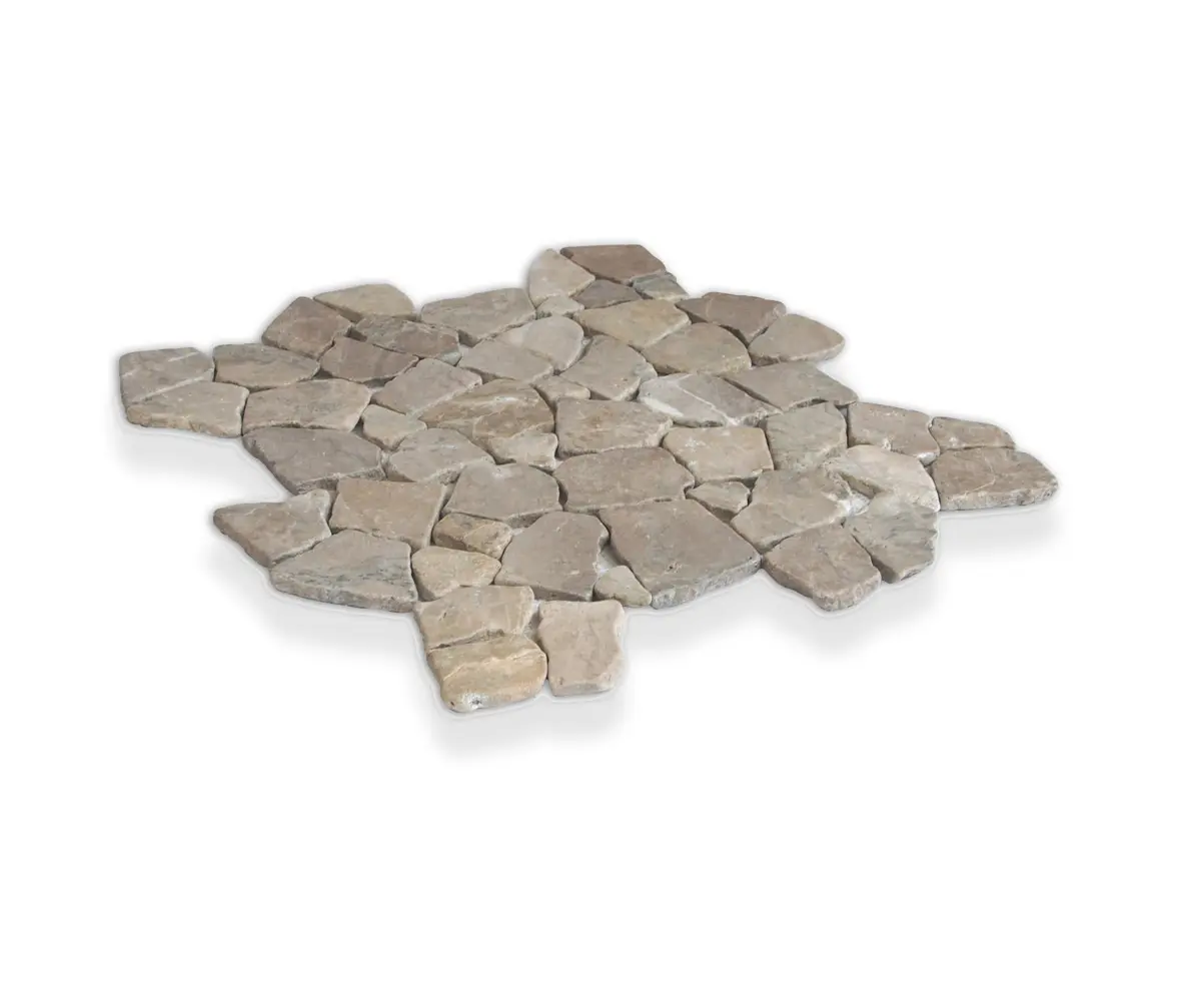Island Stone - Large Random - Tan Marble
