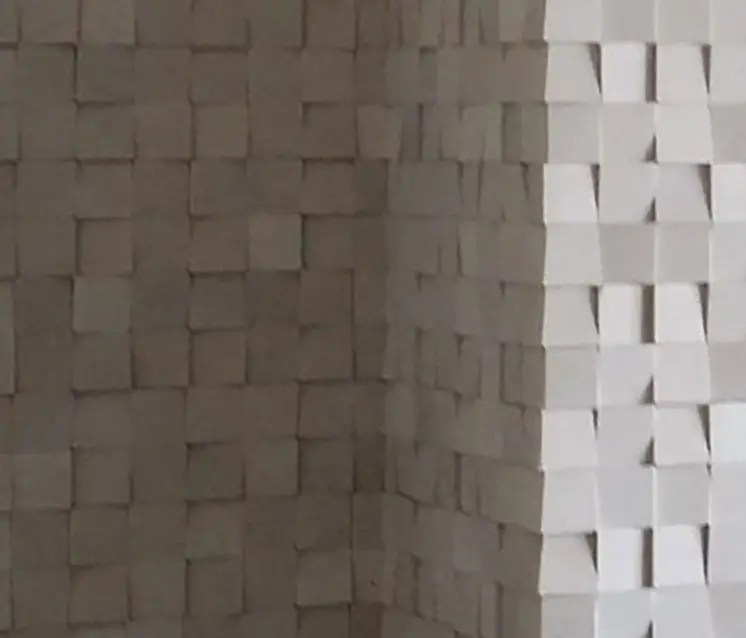 Island Stone - V Squares - Tropical White Cladding