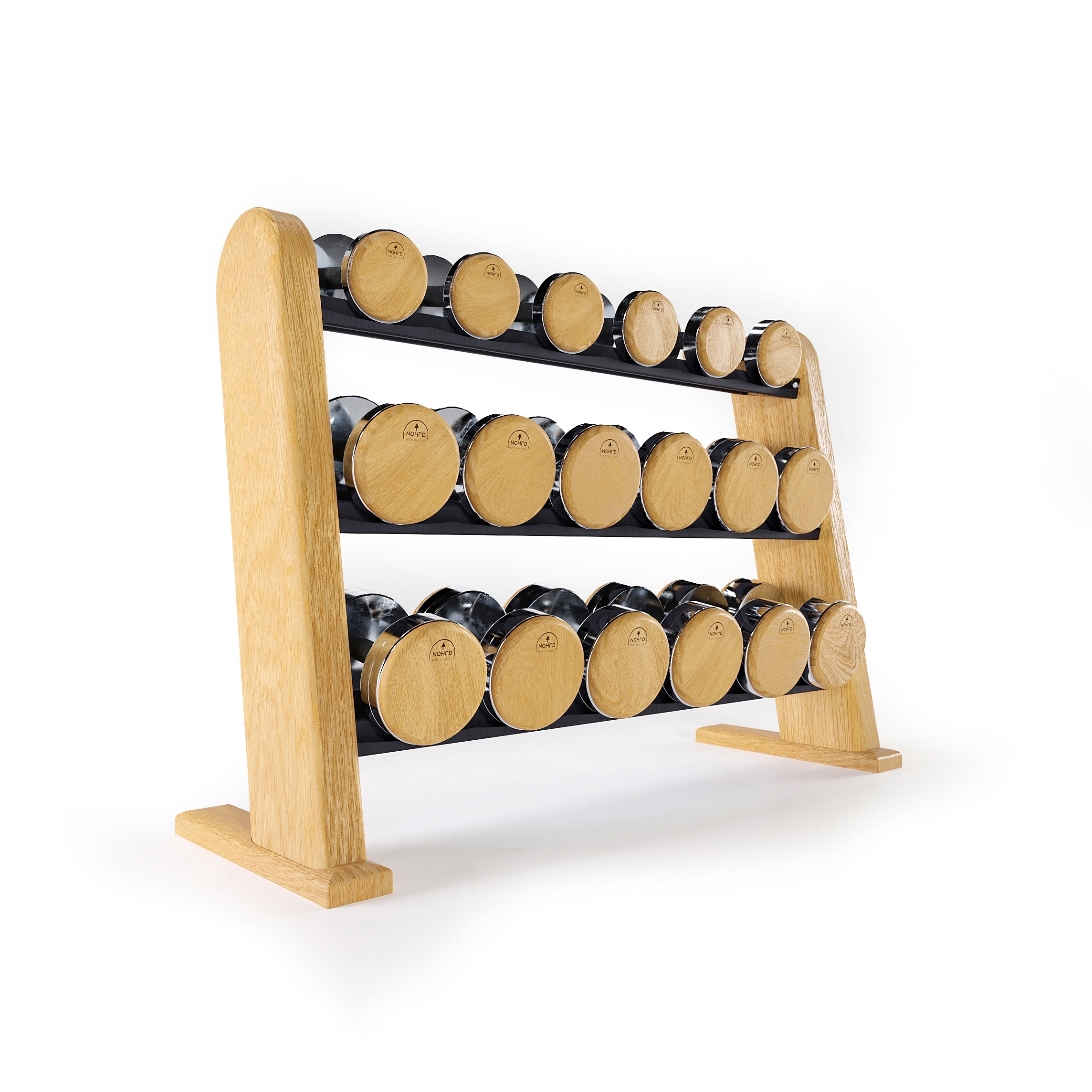 NOHRD DumbBells Oak