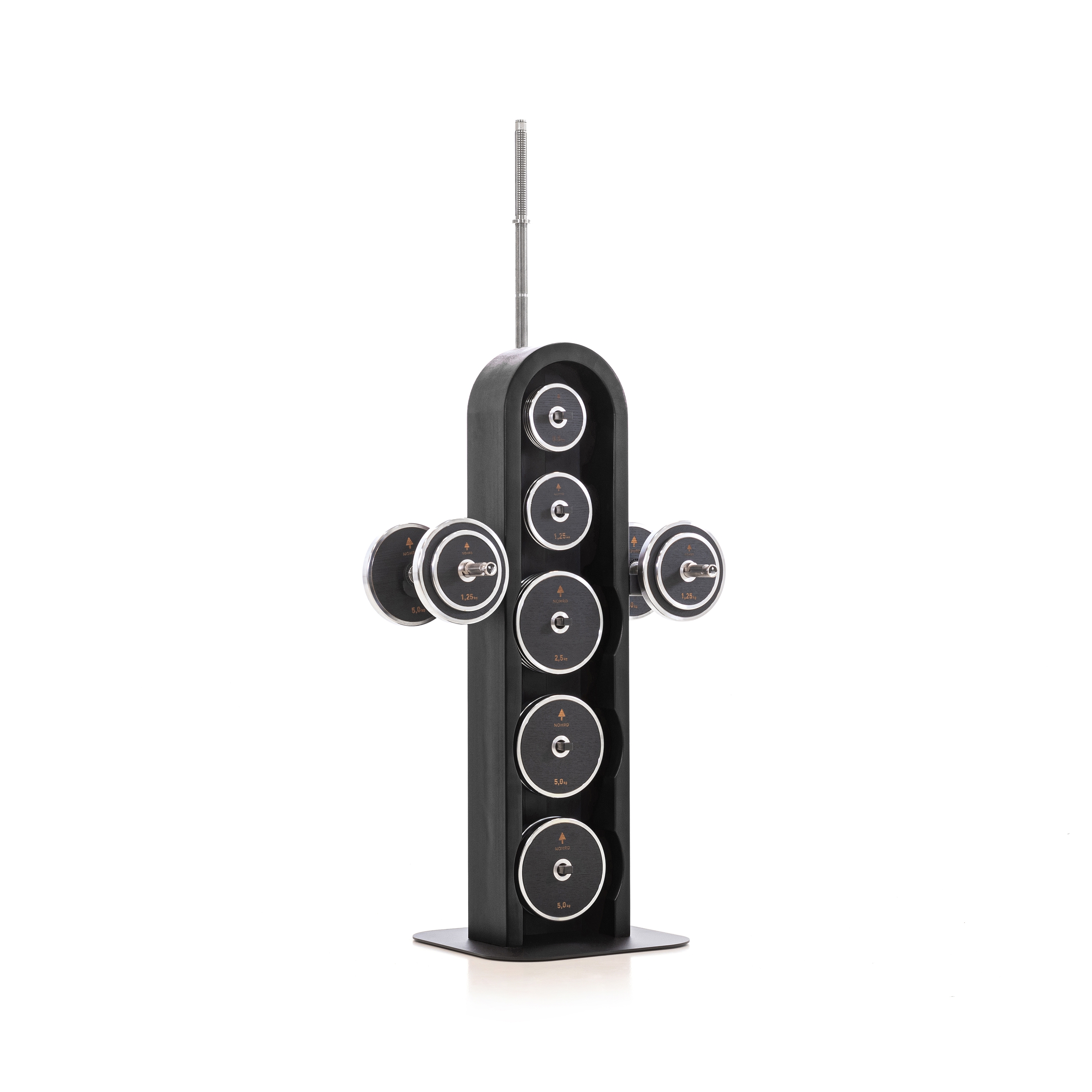 Display product NOHRD WeightPlates Tower Shadow from manufacturer WATERROWER | NOHRD