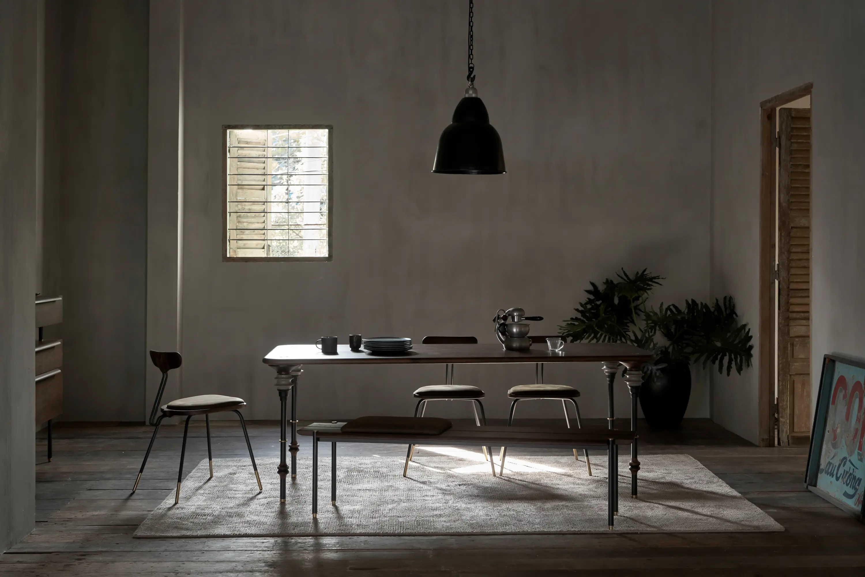 District Eight - Dayton Low Stool
