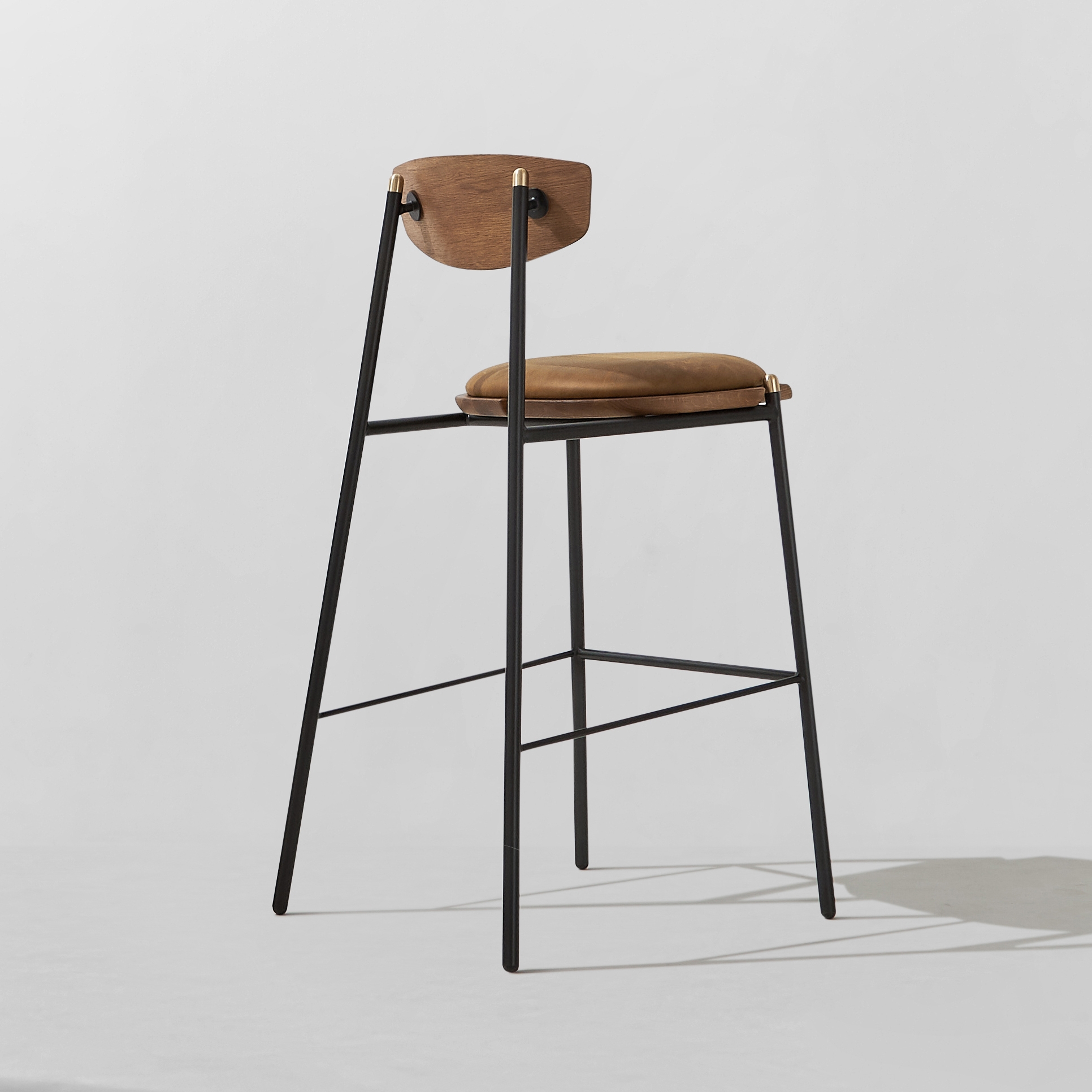 Kink Bar Stool Leather Cushion