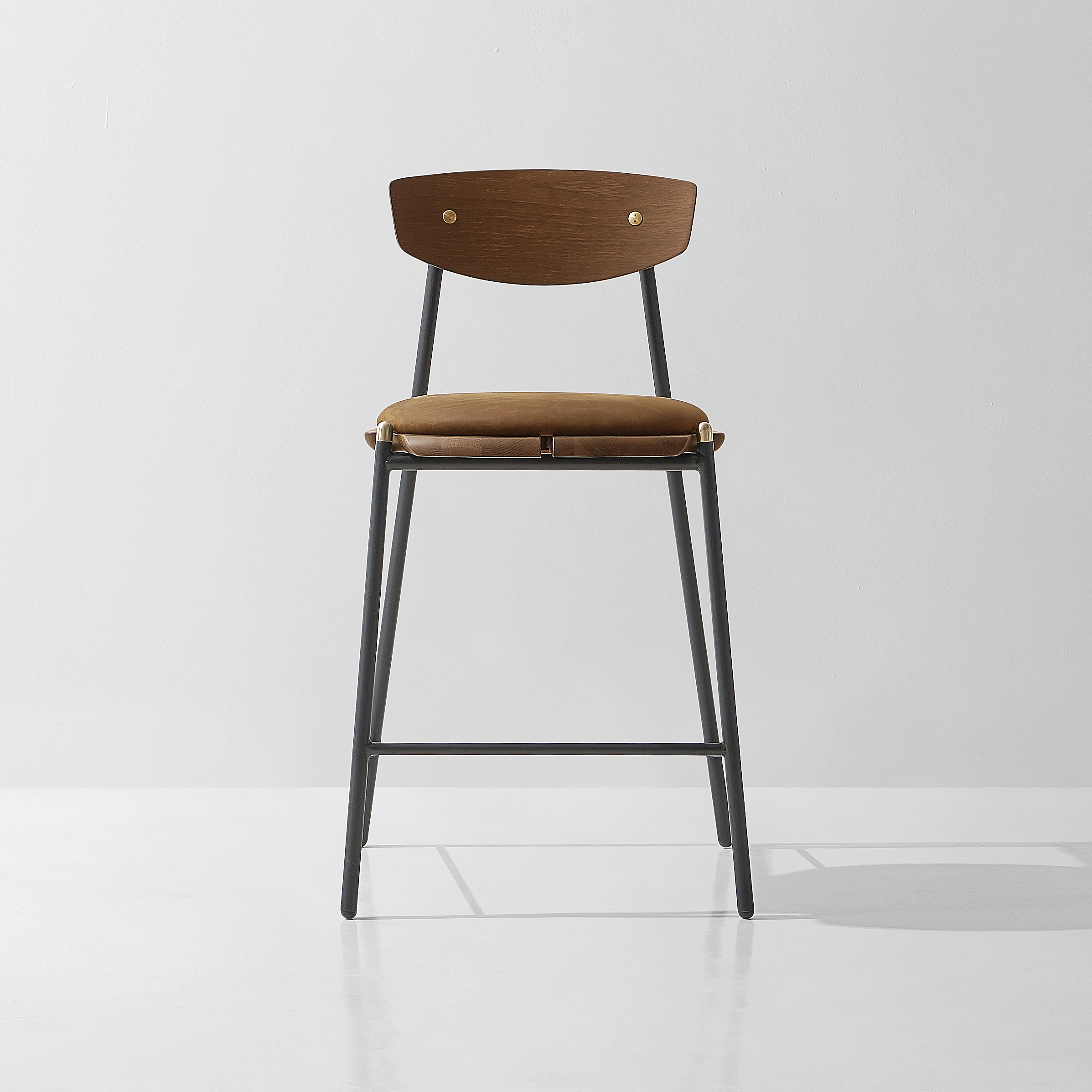 Display product Kink Counter Stool Leather Cushion from manufacturer District Eight