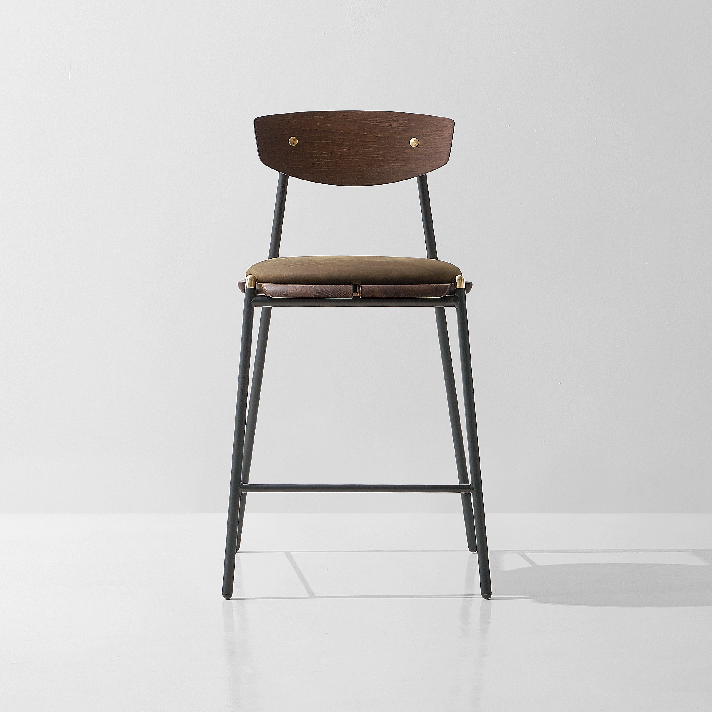 Kink Counter Stool Leather Cushion