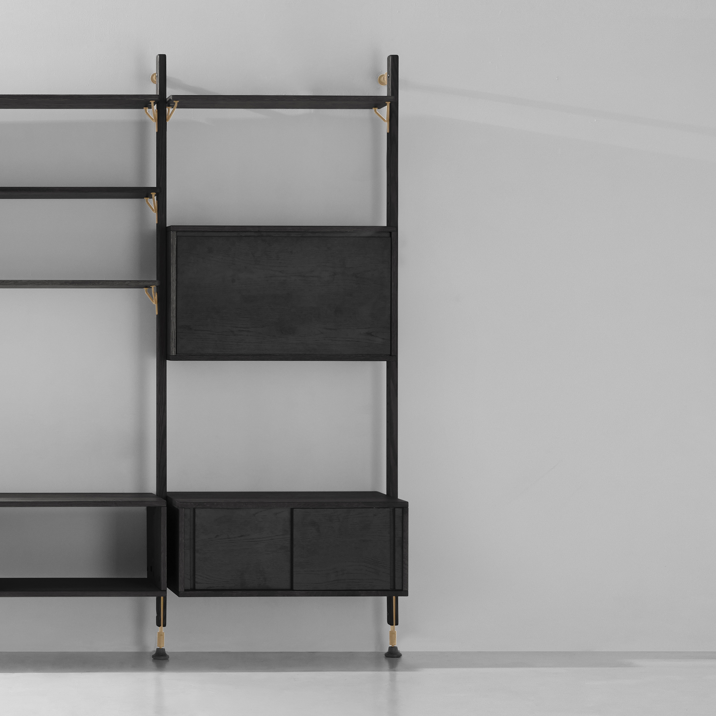 Display product Theo Wall Unit With Bar Counter from manufacturer District Eight