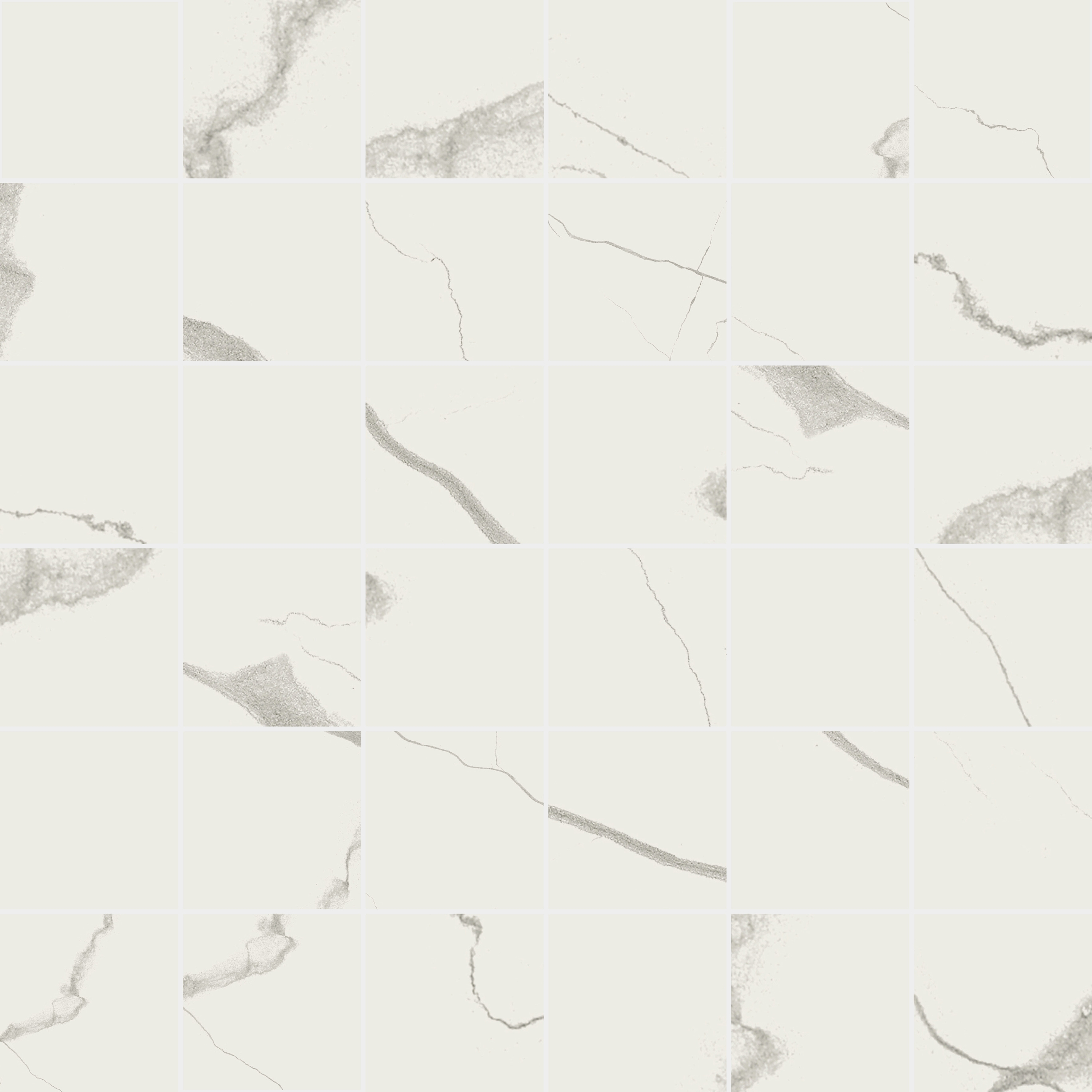 Mate Mosaic Marmo Bianco