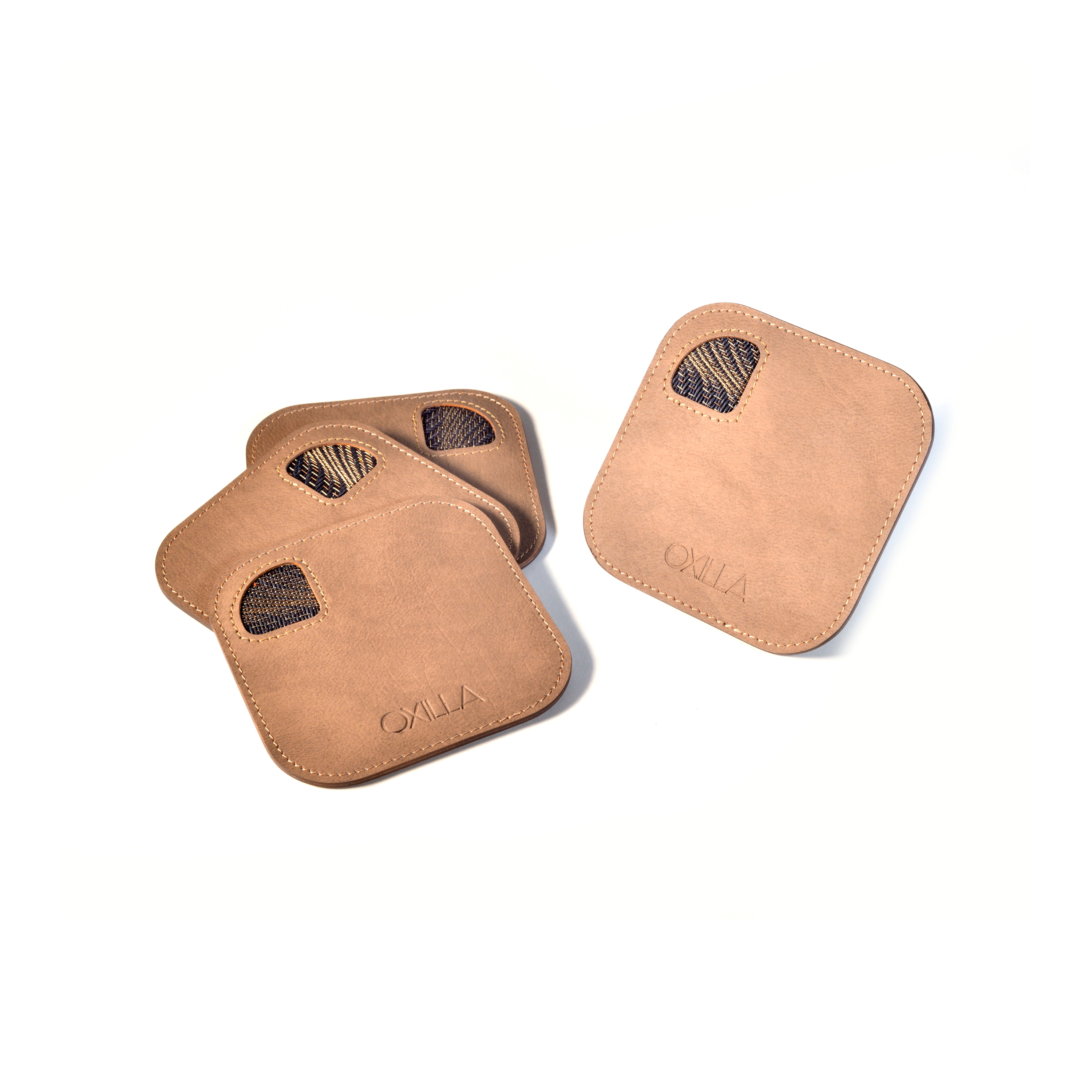 Display product Sot.Bic | Leather Coaster from manufacturer MD – OXILLA