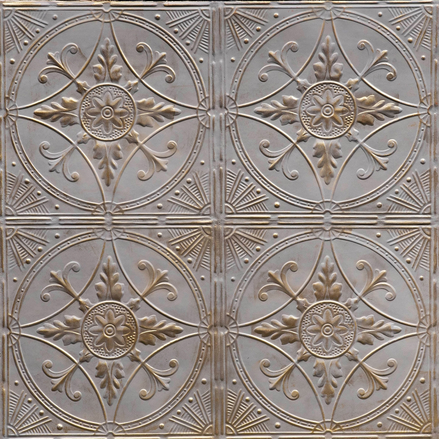 Broderie Fonce D'Or