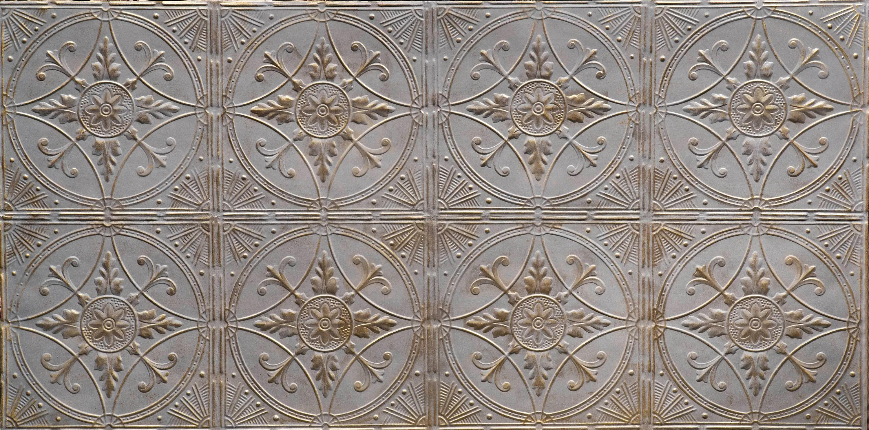 Artstone - Broderie Fonce D'Or