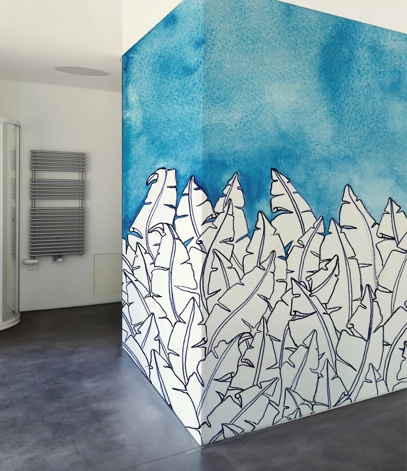 WallPepper - Blue forest