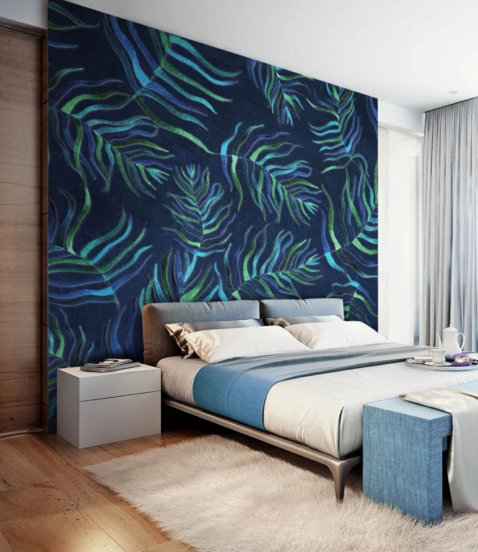 WallPepper - Prismatic palm