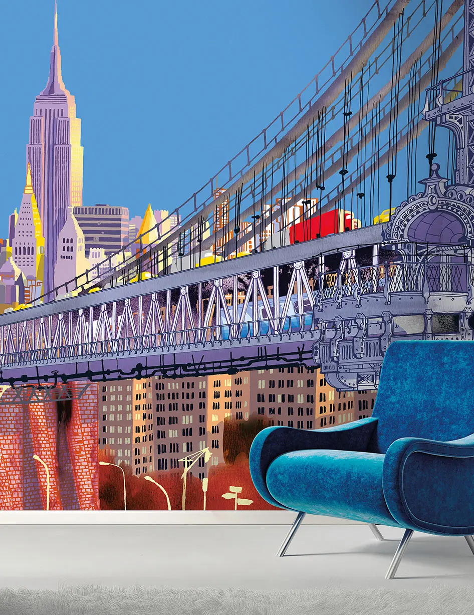 WallPepper - Manhattan Bridge
