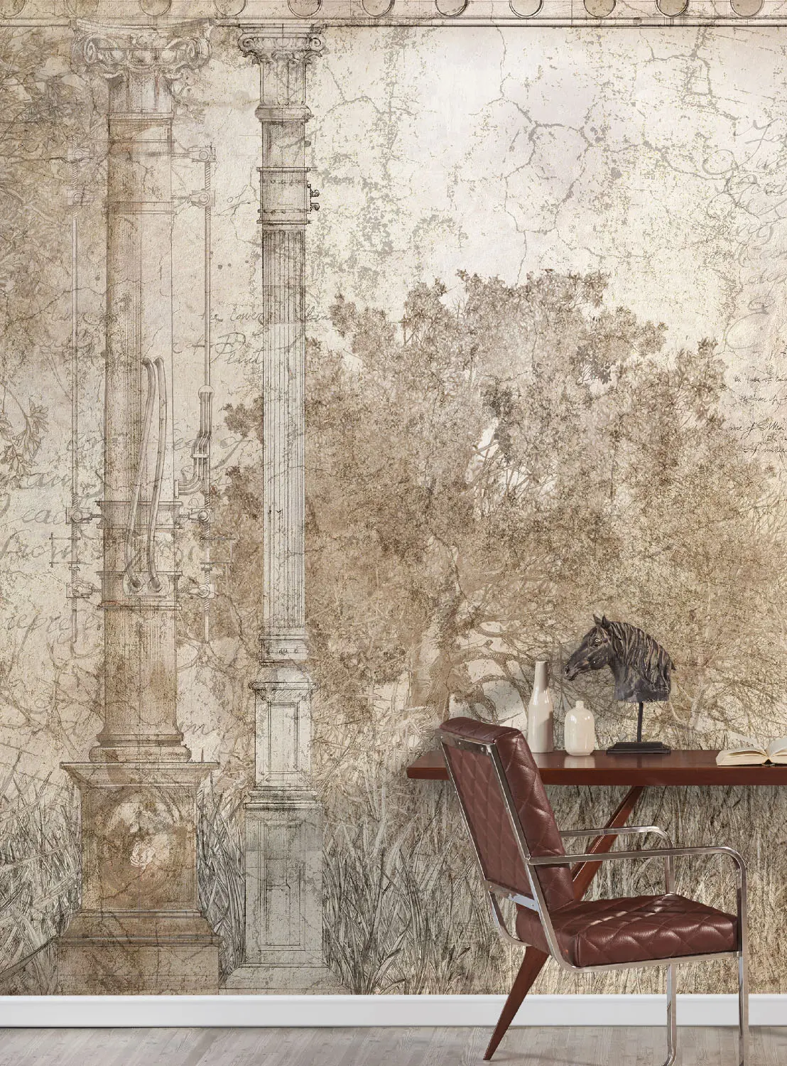 WallPepper - Mechanical Garden