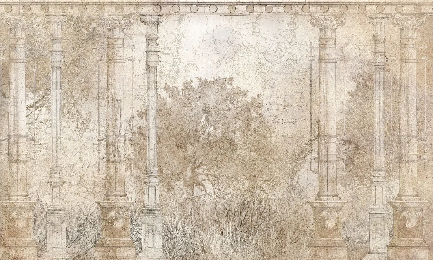 WallPepper - Mechanical Garden