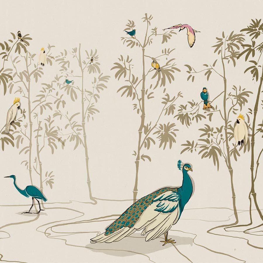 Mostrar el producto Il cinguettio nel bambù del fabricante WallPepper