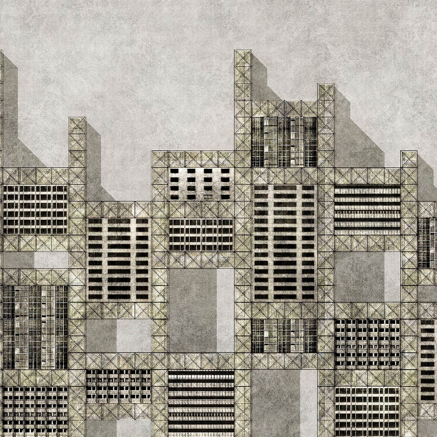 Mostrar el producto Metallic city del fabricante WallPepper