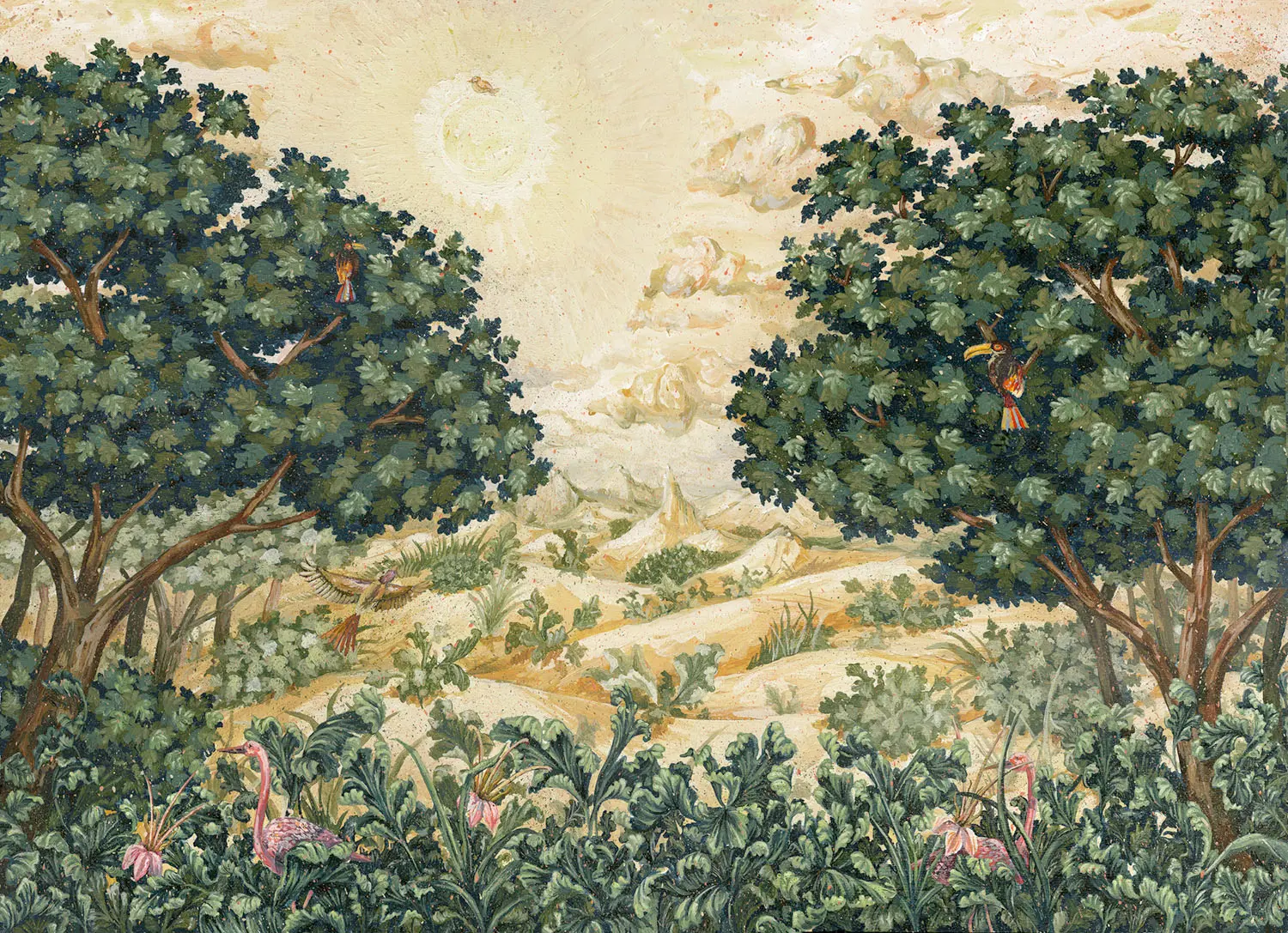 WallPepper - Flemish greenery