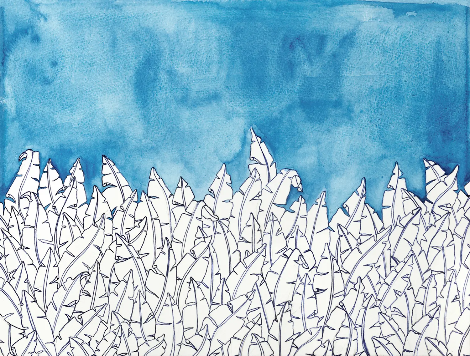 WallPepper - Blue forest
