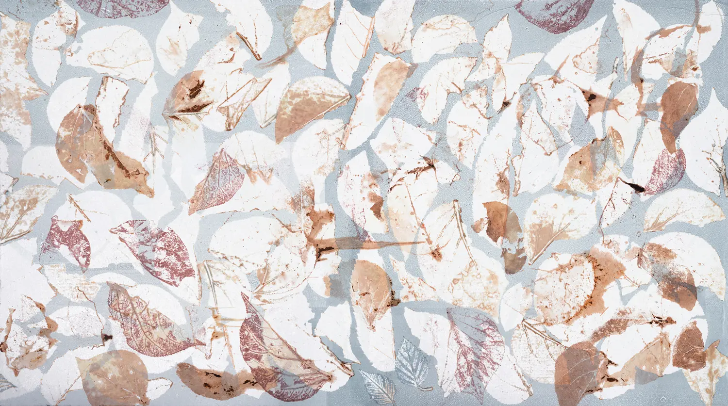 WallPepper - Half leaves
