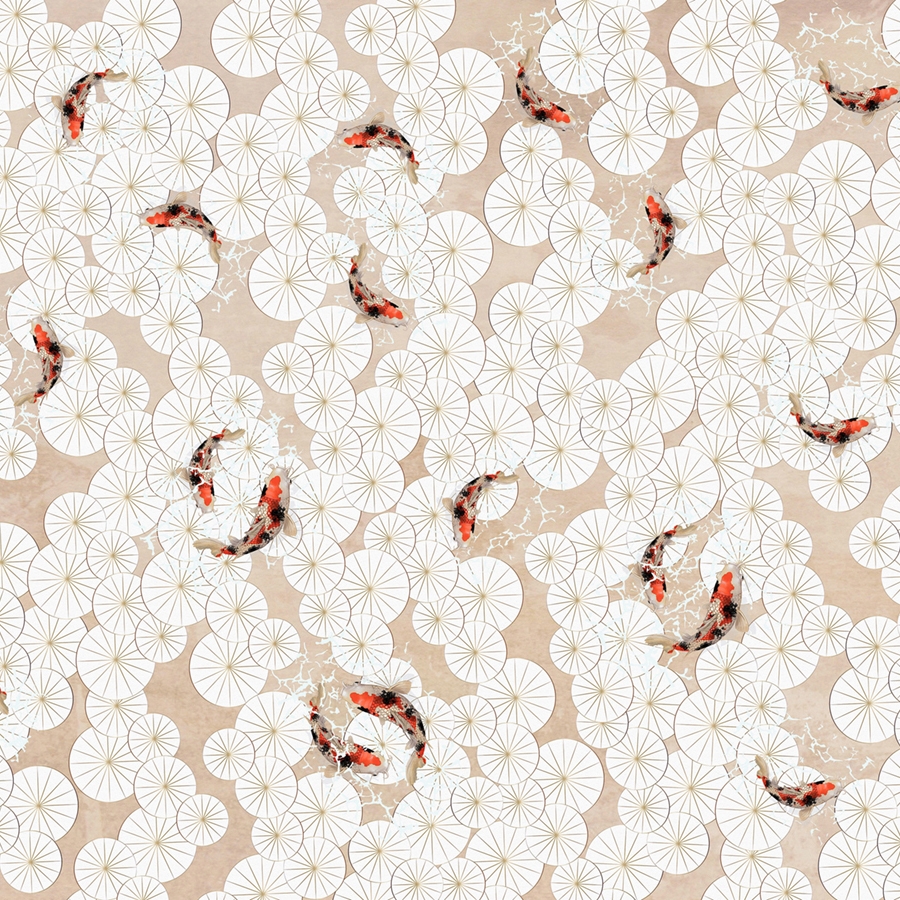 Display product Rice rain from manufacturer WallPepper