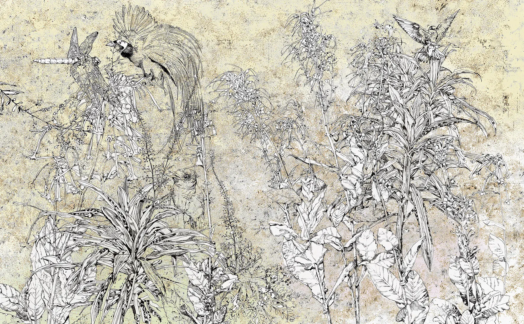 WallPepper - Ink Garden