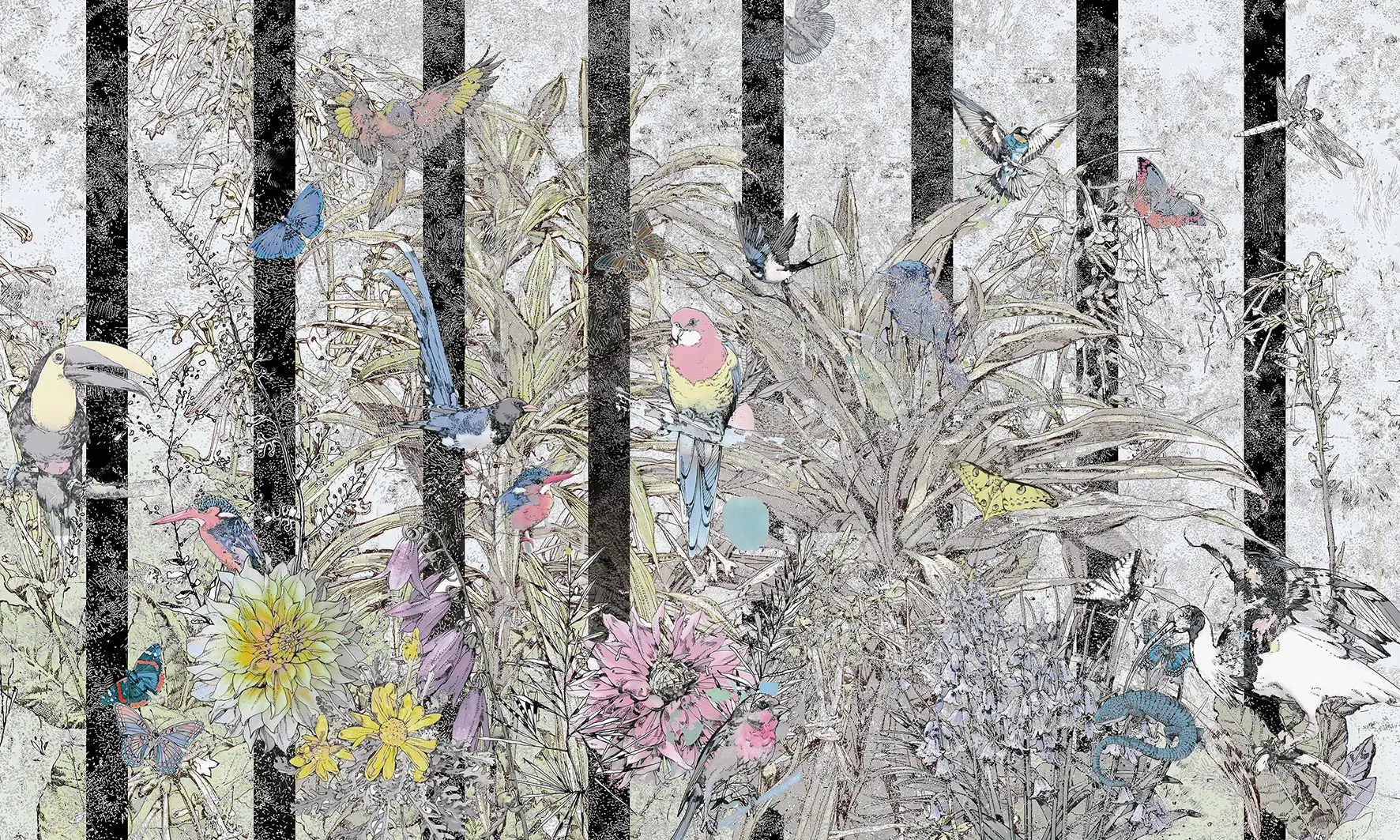 WallPepper - Striped fantasy