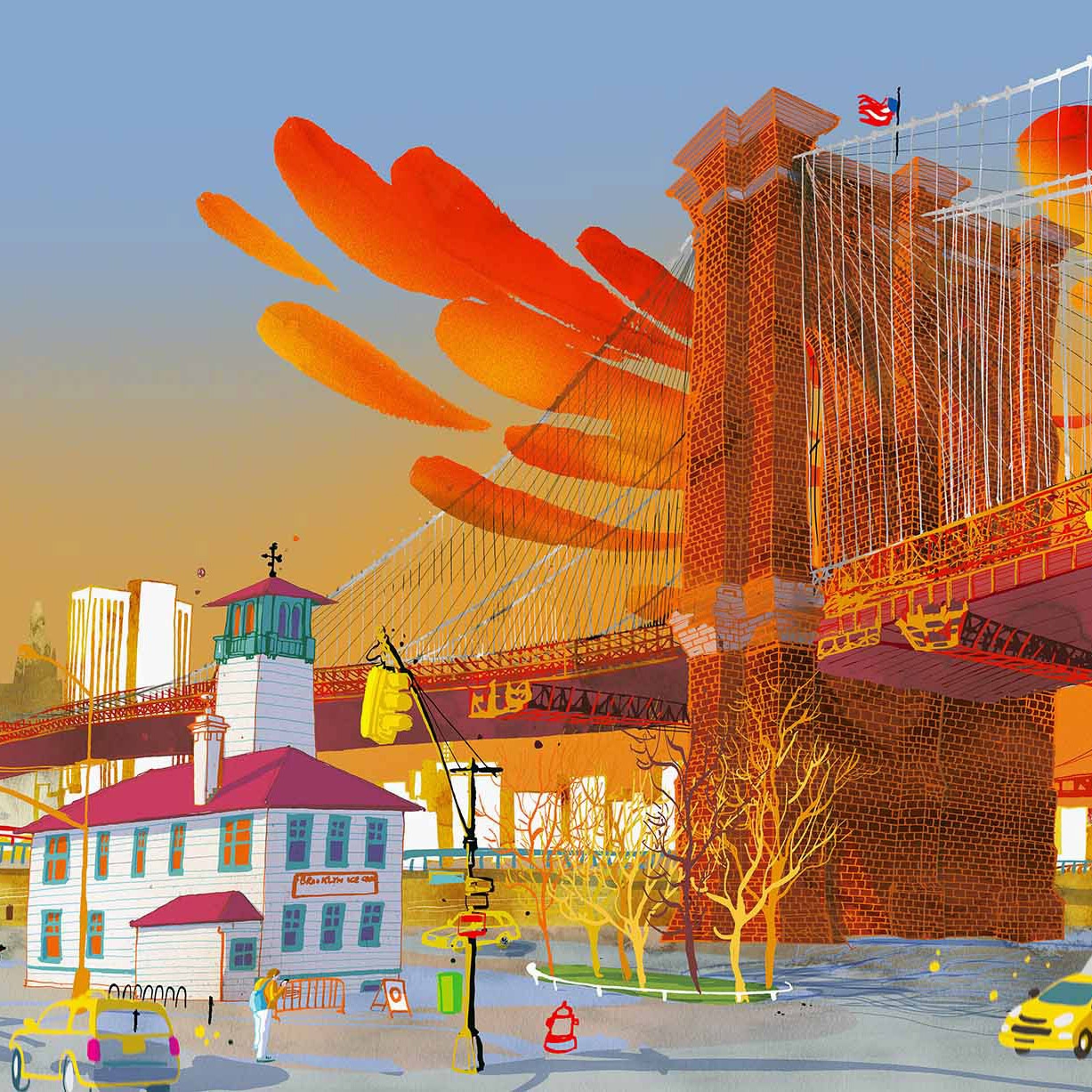 Mostra il prodotto Brooklyn Bridge, New York del produttore WallPepper