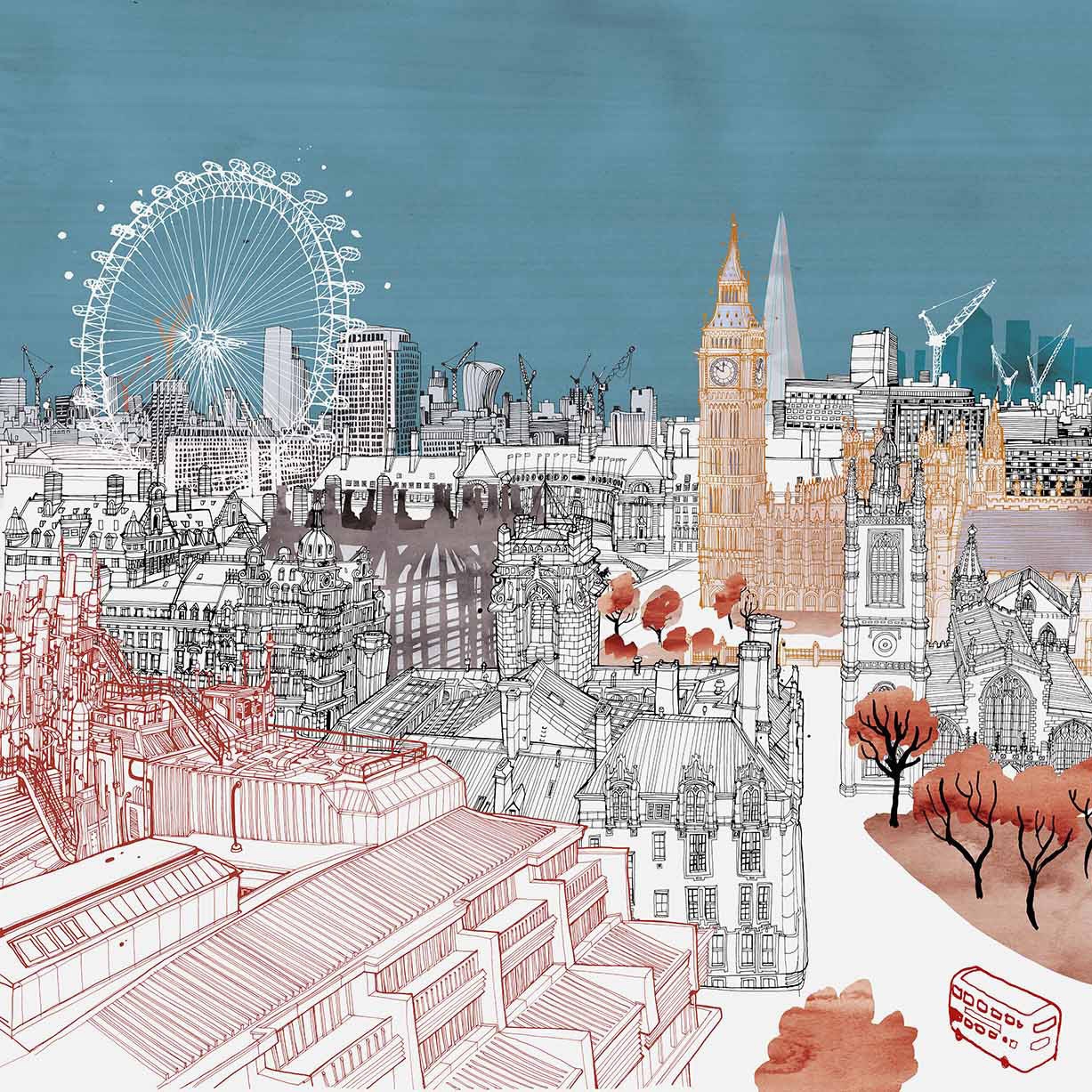 Mostra il prodotto PANORAMA-WESTMINSTER del produttore WallPepper