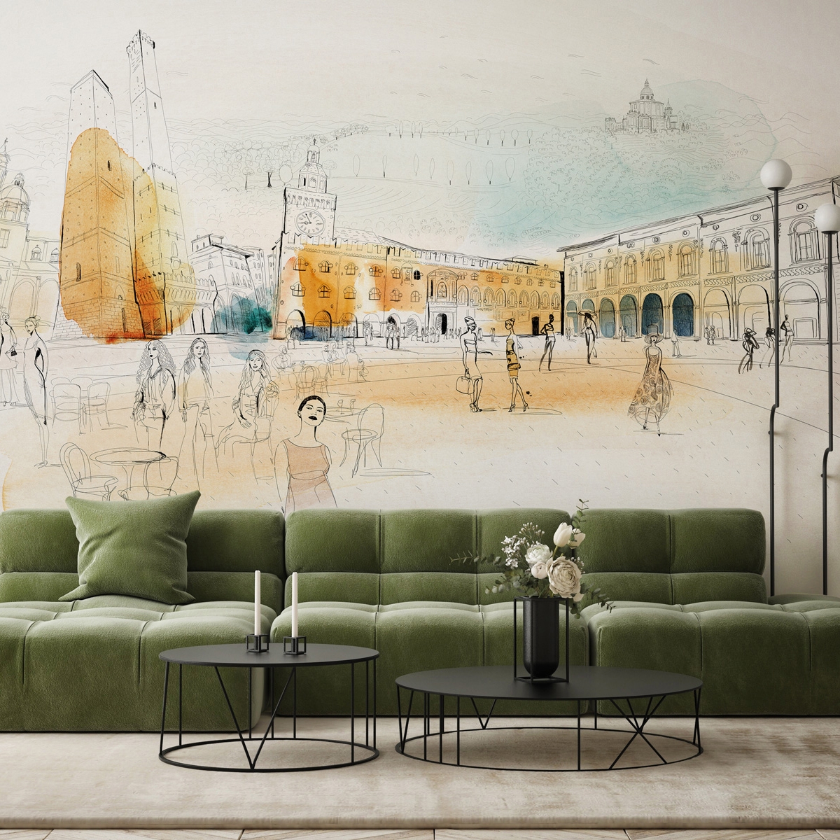 Afficher le produit Camminando per Bologna du fabricant WallPepper