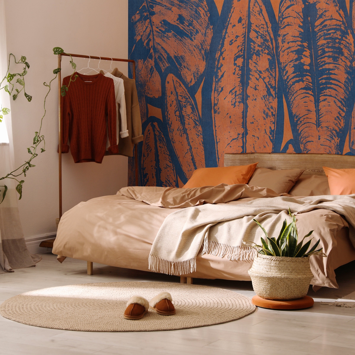 Display product Leaves carpet from manufacturer WallPepper