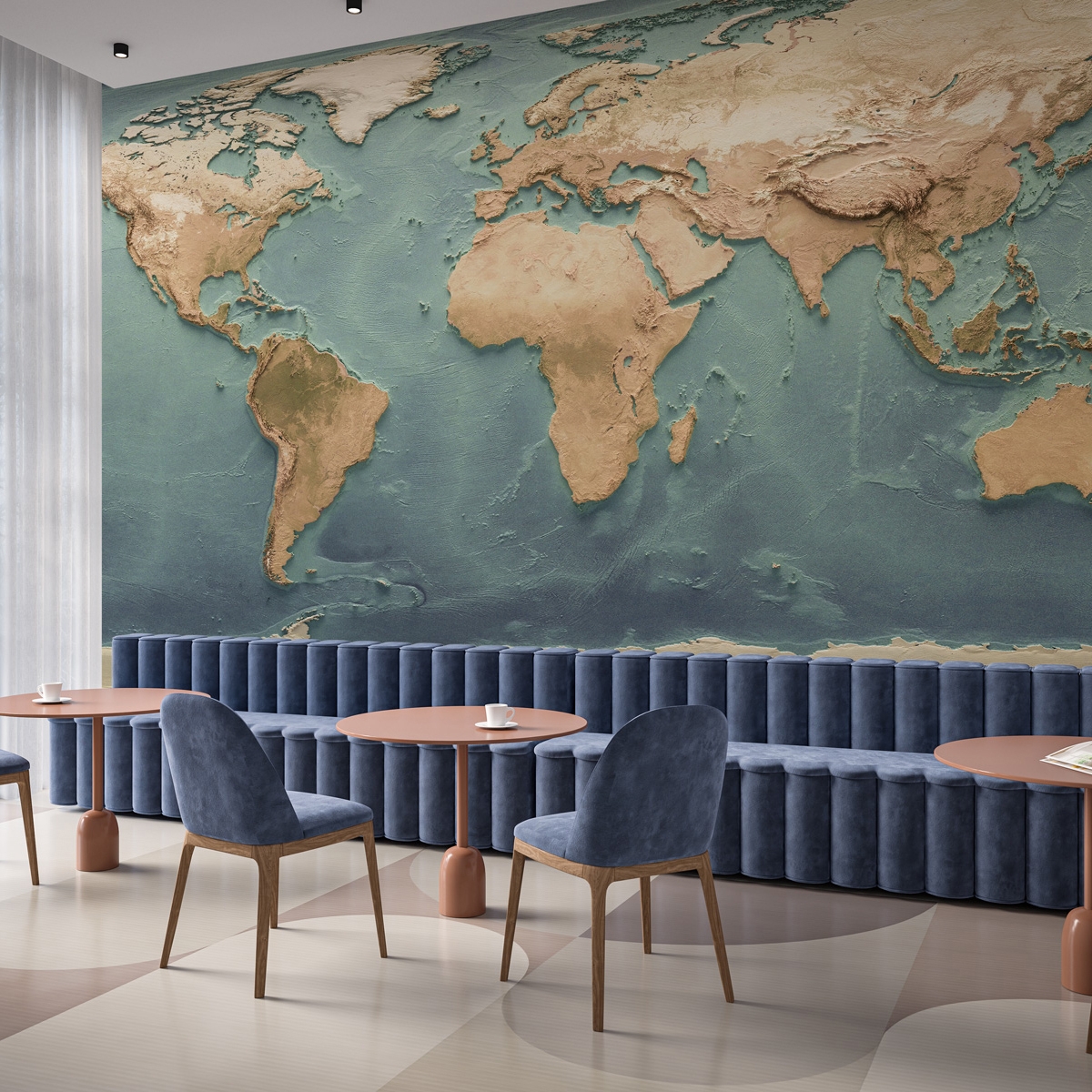 Mostra il prodotto Planisfero del produttore WallPepper