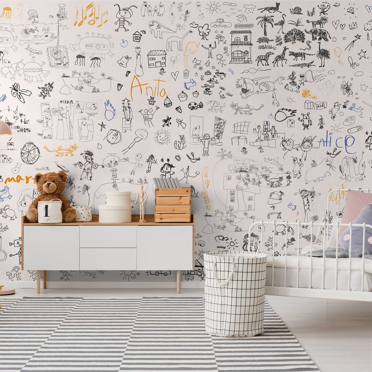 Afficher le produit Sketches du fabricant WallPepper