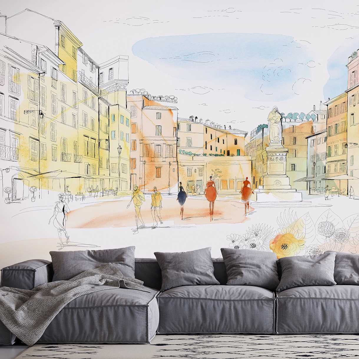 Mostra il prodotto Campo dei Fiori, Roma del produttore WallPepper