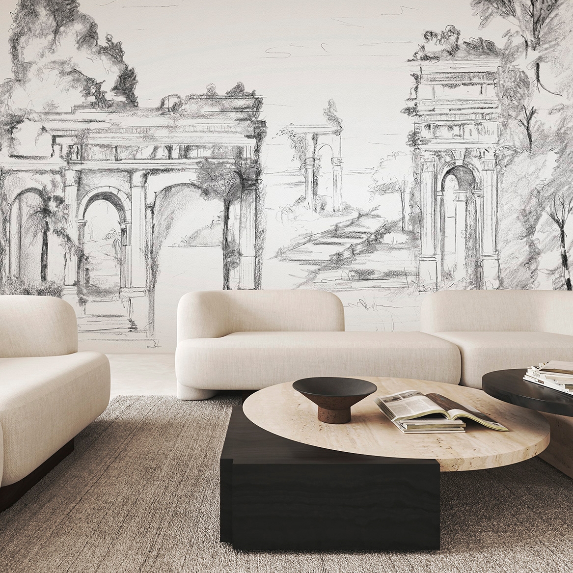 Display product Città perduta from manufacturer WallPepper