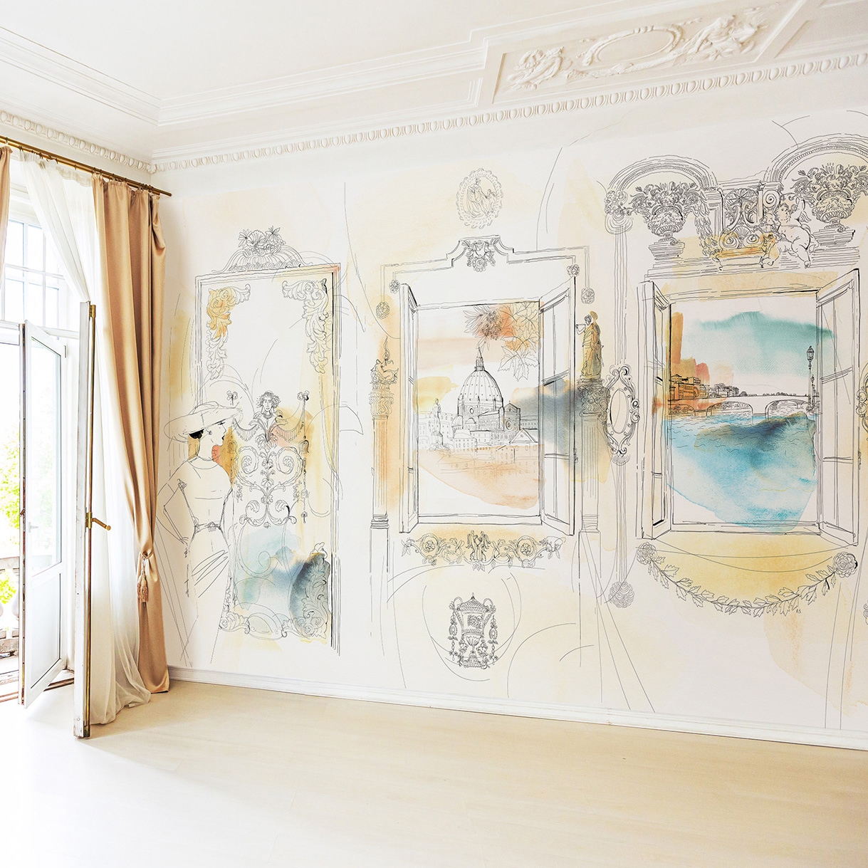 Mostra il prodotto Florence from a beautiful palace del produttore WallPepper