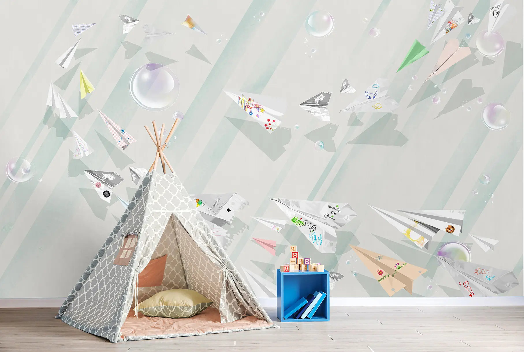 WallPepper - Paper plane customizable